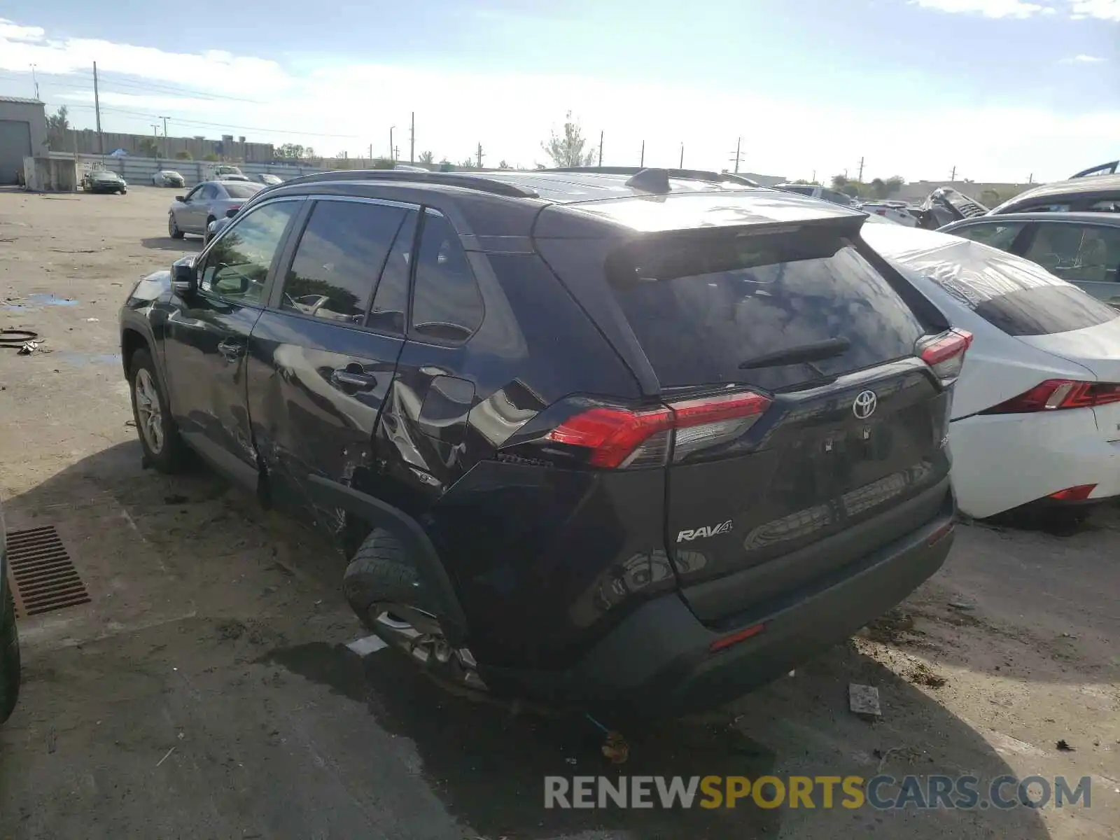 3 Photograph of a damaged car JTMW1RFV7KD502773 TOYOTA RAV4 2019