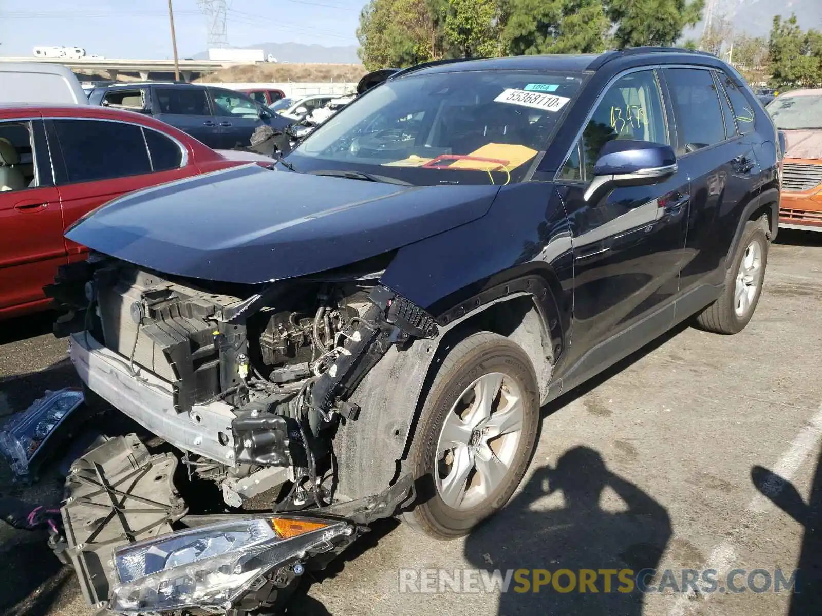 2 Photograph of a damaged car JTMW1RFV7KD503339 TOYOTA RAV4 2019