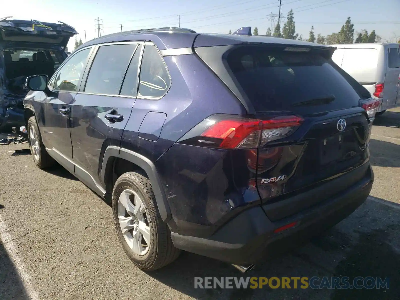 3 Photograph of a damaged car JTMW1RFV7KD503339 TOYOTA RAV4 2019