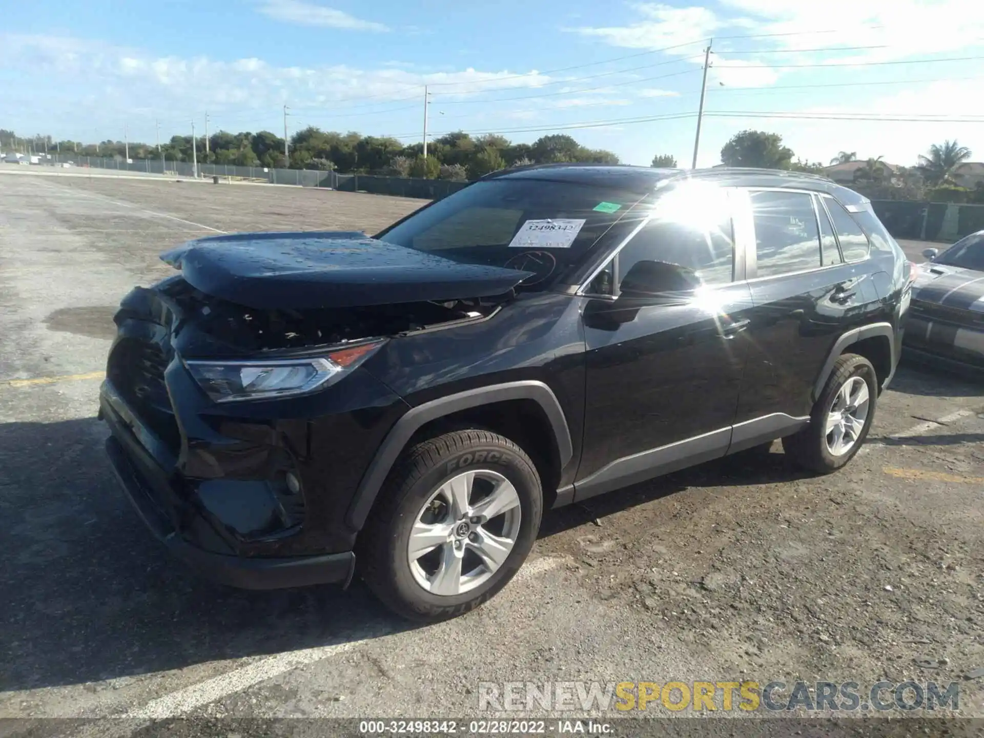 2 Photograph of a damaged car JTMW1RFV7KD503714 TOYOTA RAV4 2019