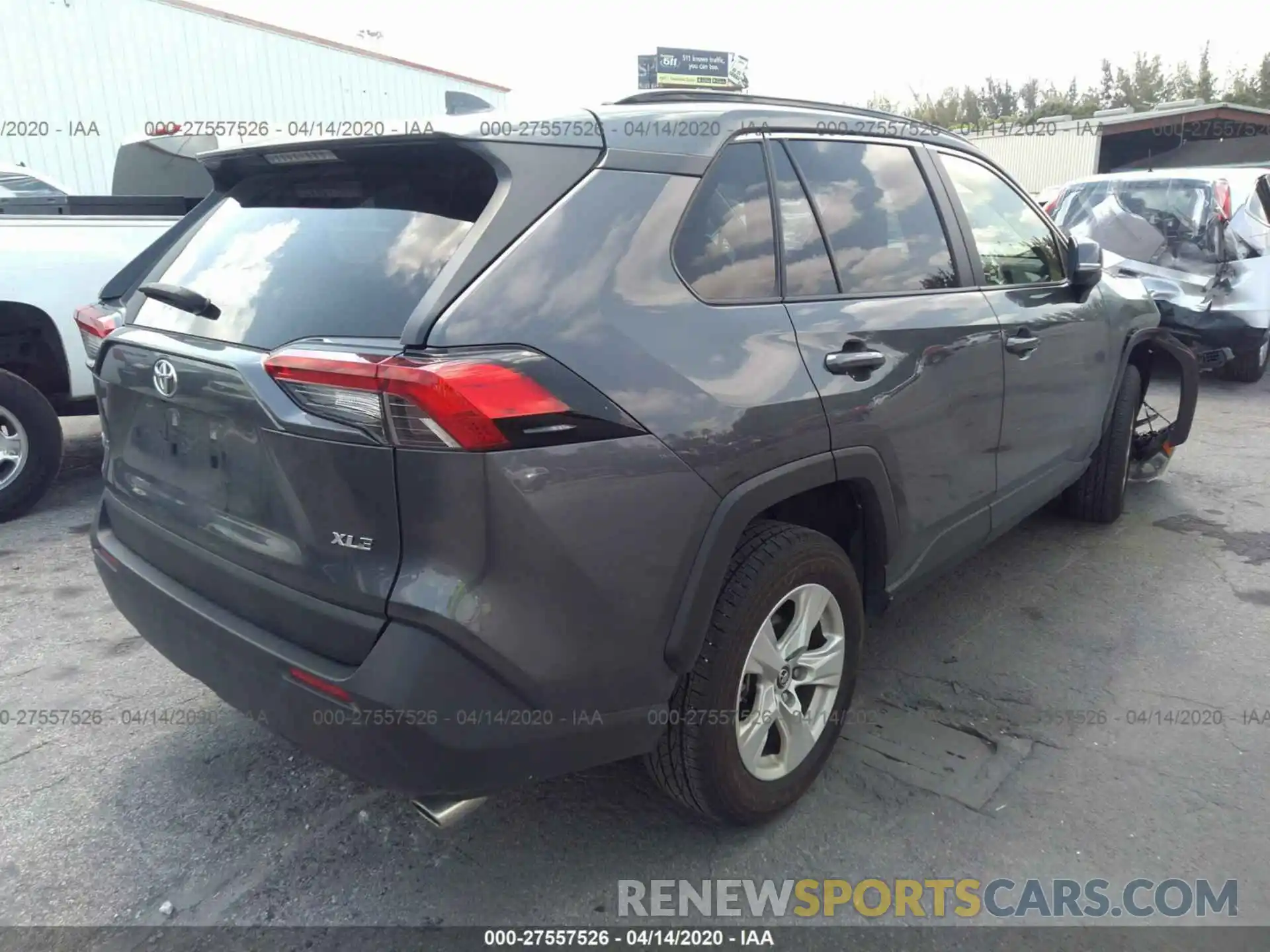 4 Photograph of a damaged car JTMW1RFV7KD505690 TOYOTA RAV4 2019