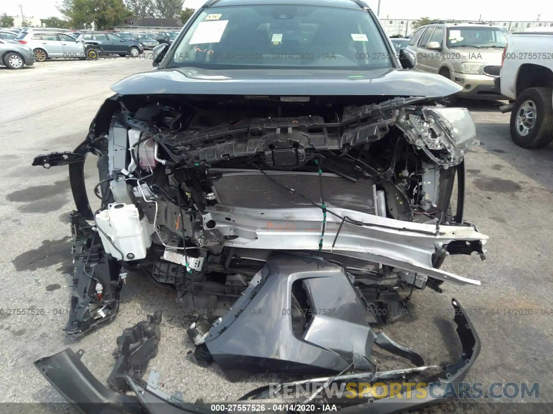 6 Photograph of a damaged car JTMW1RFV7KD505690 TOYOTA RAV4 2019