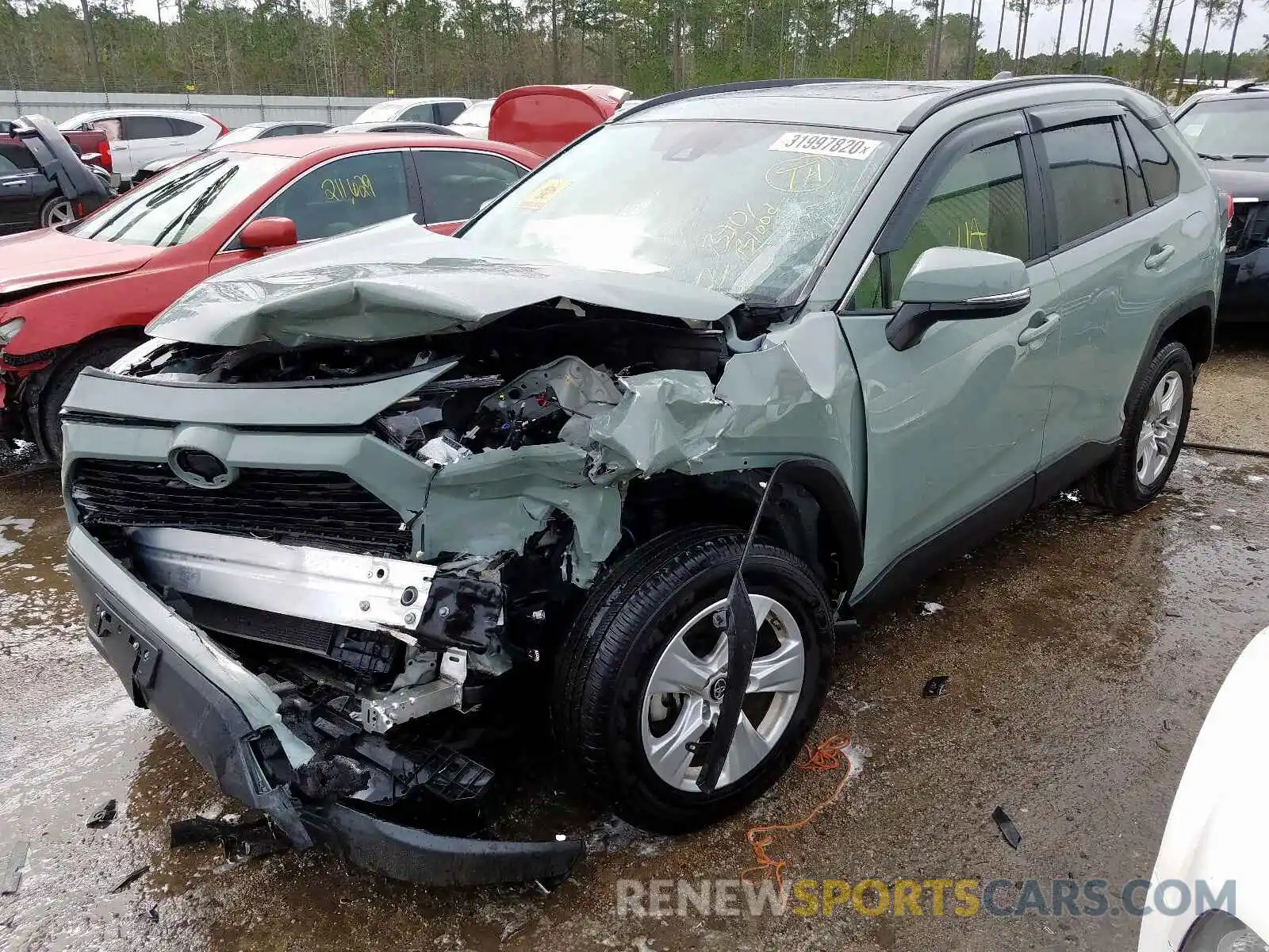 2 Photograph of a damaged car JTMW1RFV7KD507102 TOYOTA RAV4 2019