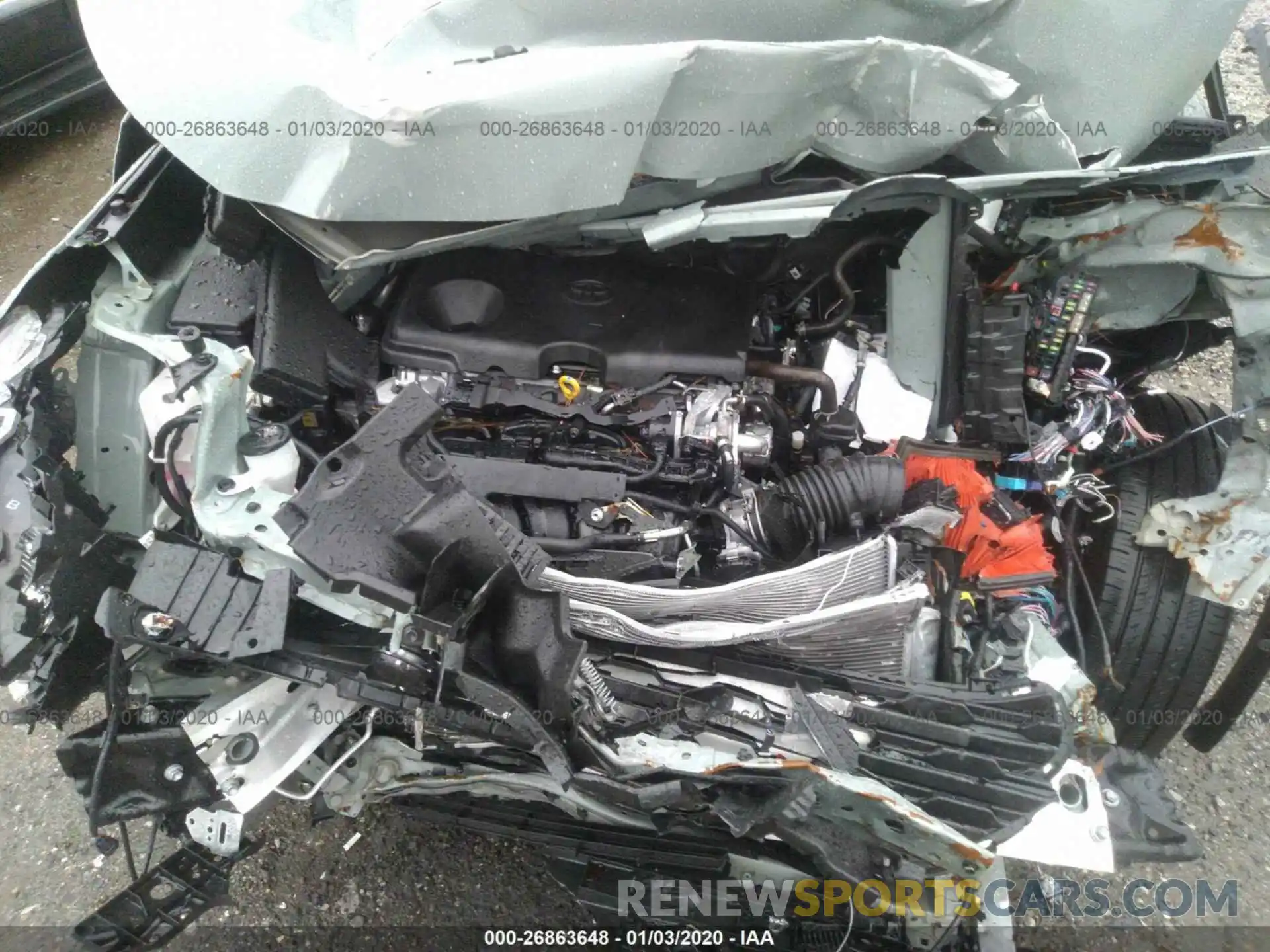 10 Photograph of a damaged car JTMW1RFV7KD508993 TOYOTA RAV4 2019