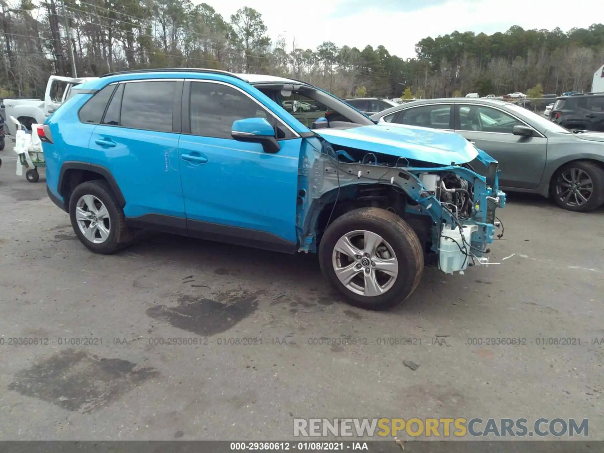 1 Photograph of a damaged car JTMW1RFV7KD513790 TOYOTA RAV4 2019