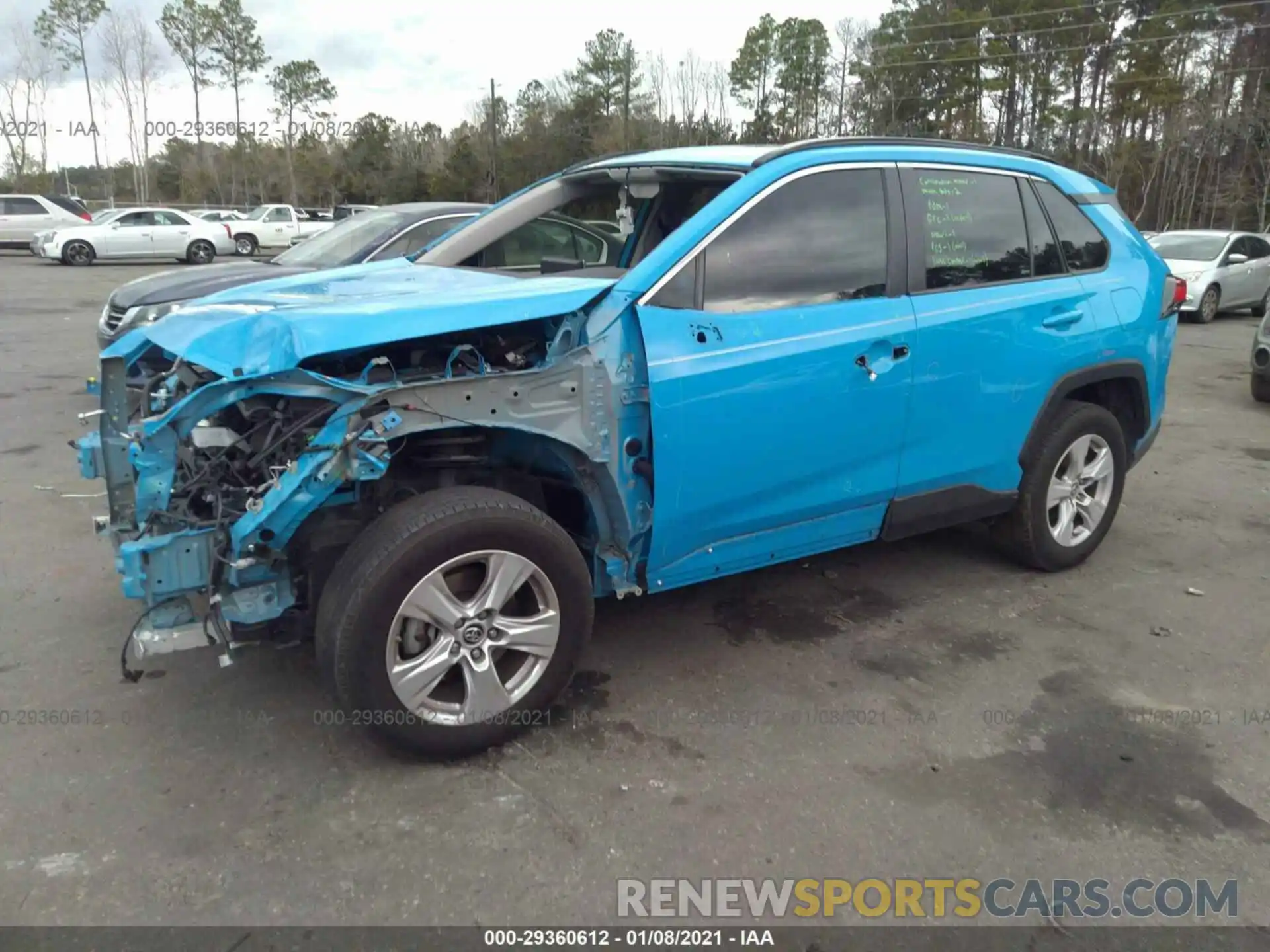 2 Photograph of a damaged car JTMW1RFV7KD513790 TOYOTA RAV4 2019