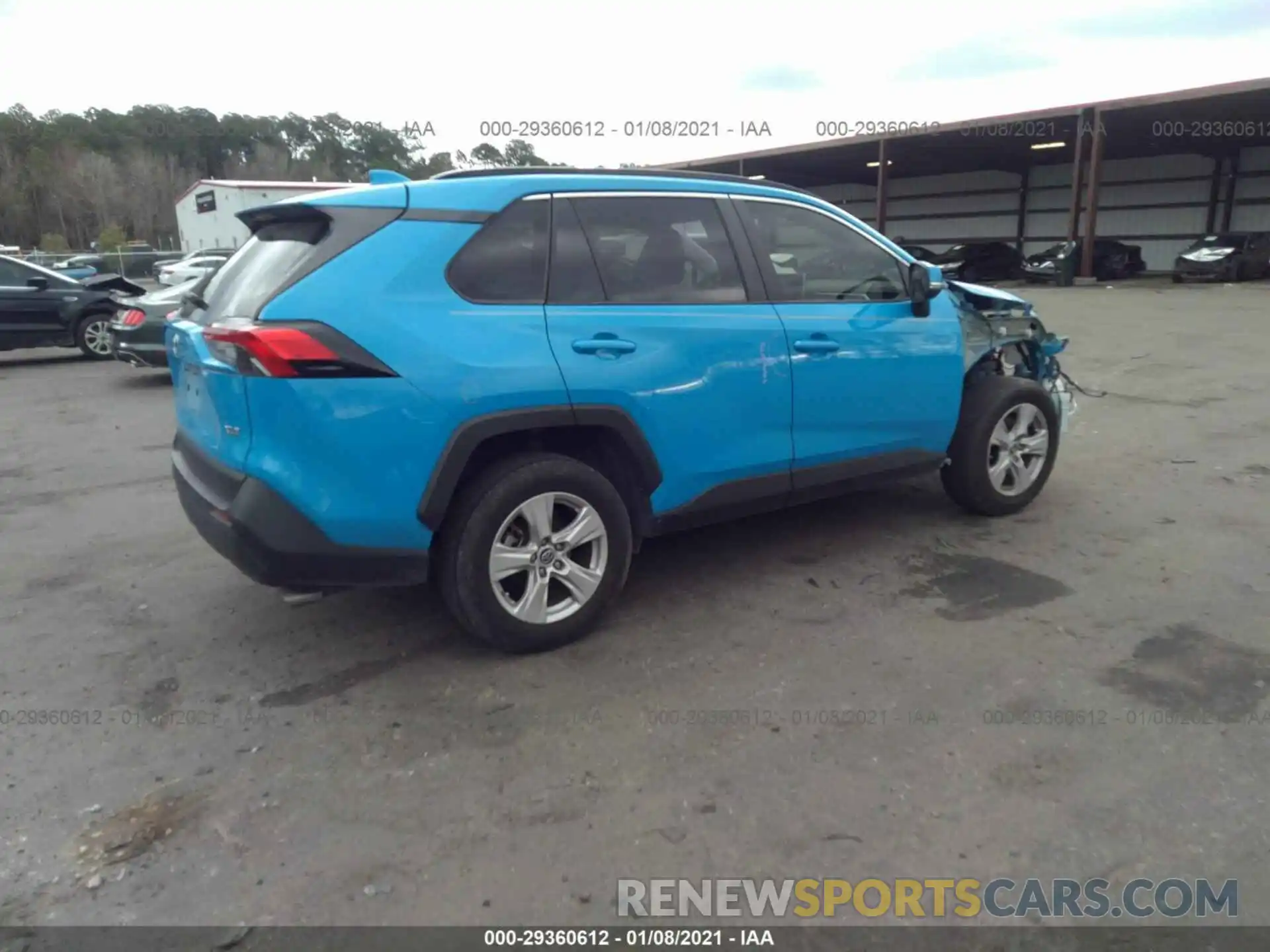 4 Photograph of a damaged car JTMW1RFV7KD513790 TOYOTA RAV4 2019