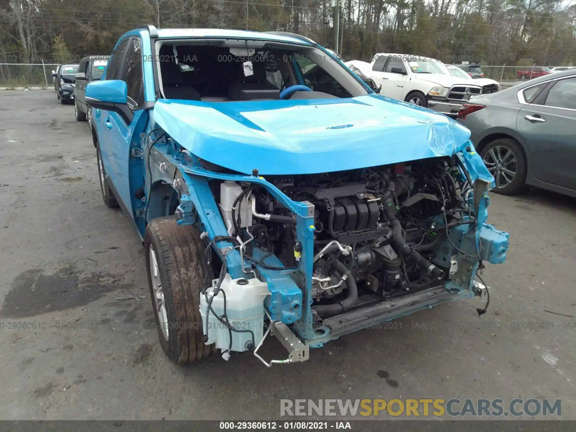 6 Photograph of a damaged car JTMW1RFV7KD513790 TOYOTA RAV4 2019