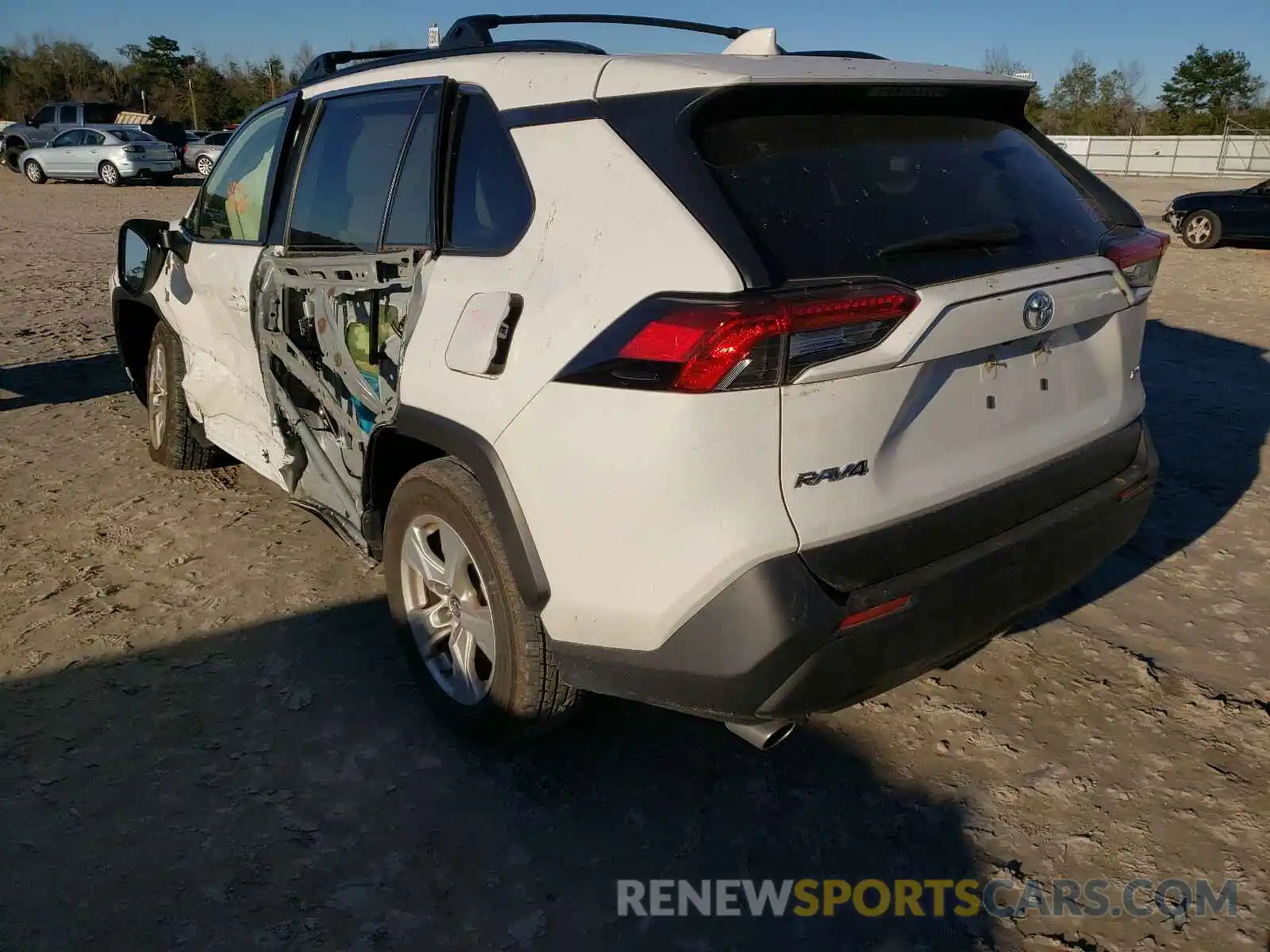 3 Photograph of a damaged car JTMW1RFV7KJ003022 TOYOTA RAV4 2019