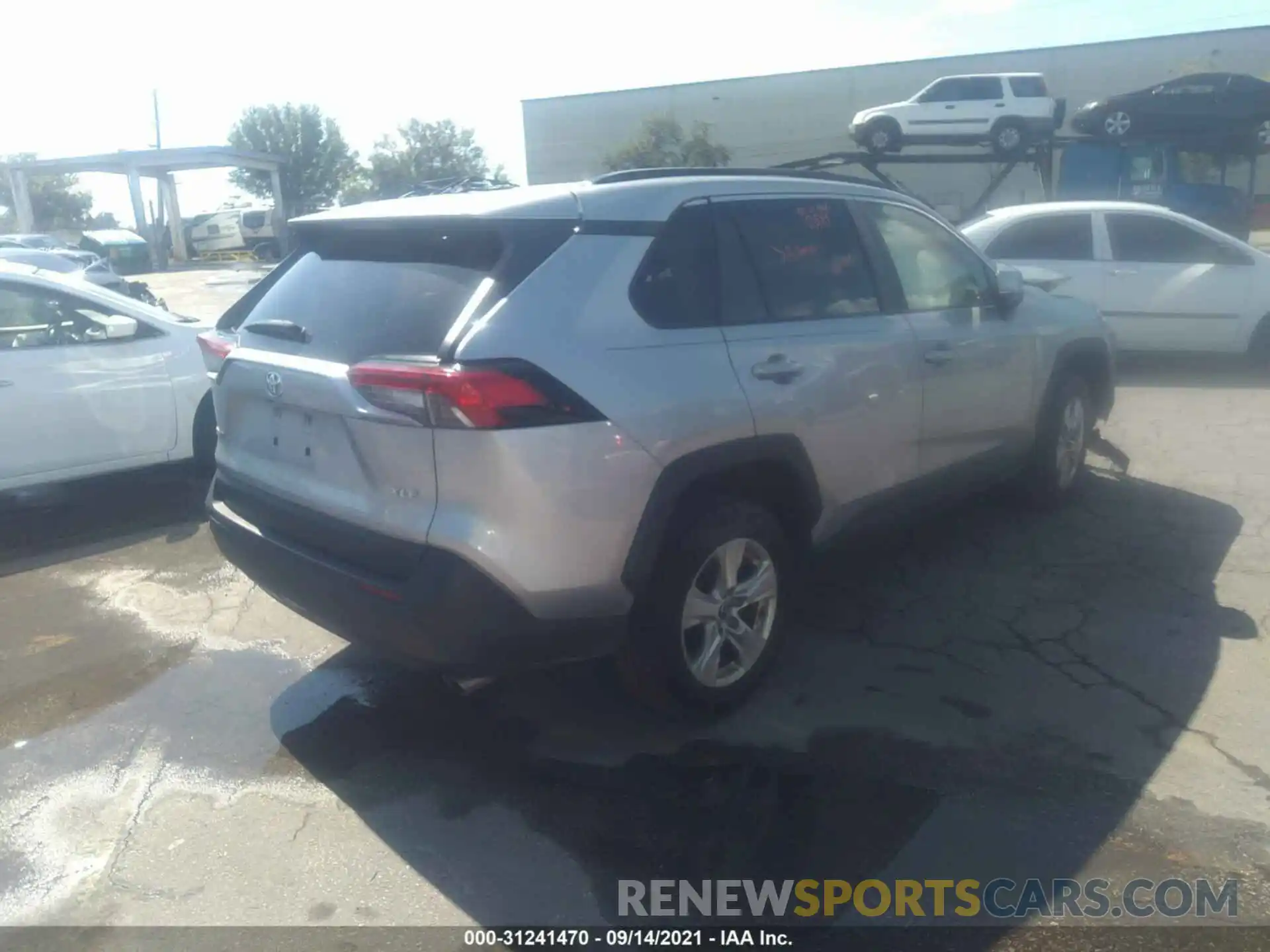 4 Photograph of a damaged car JTMW1RFV7KJ005613 TOYOTA RAV4 2019