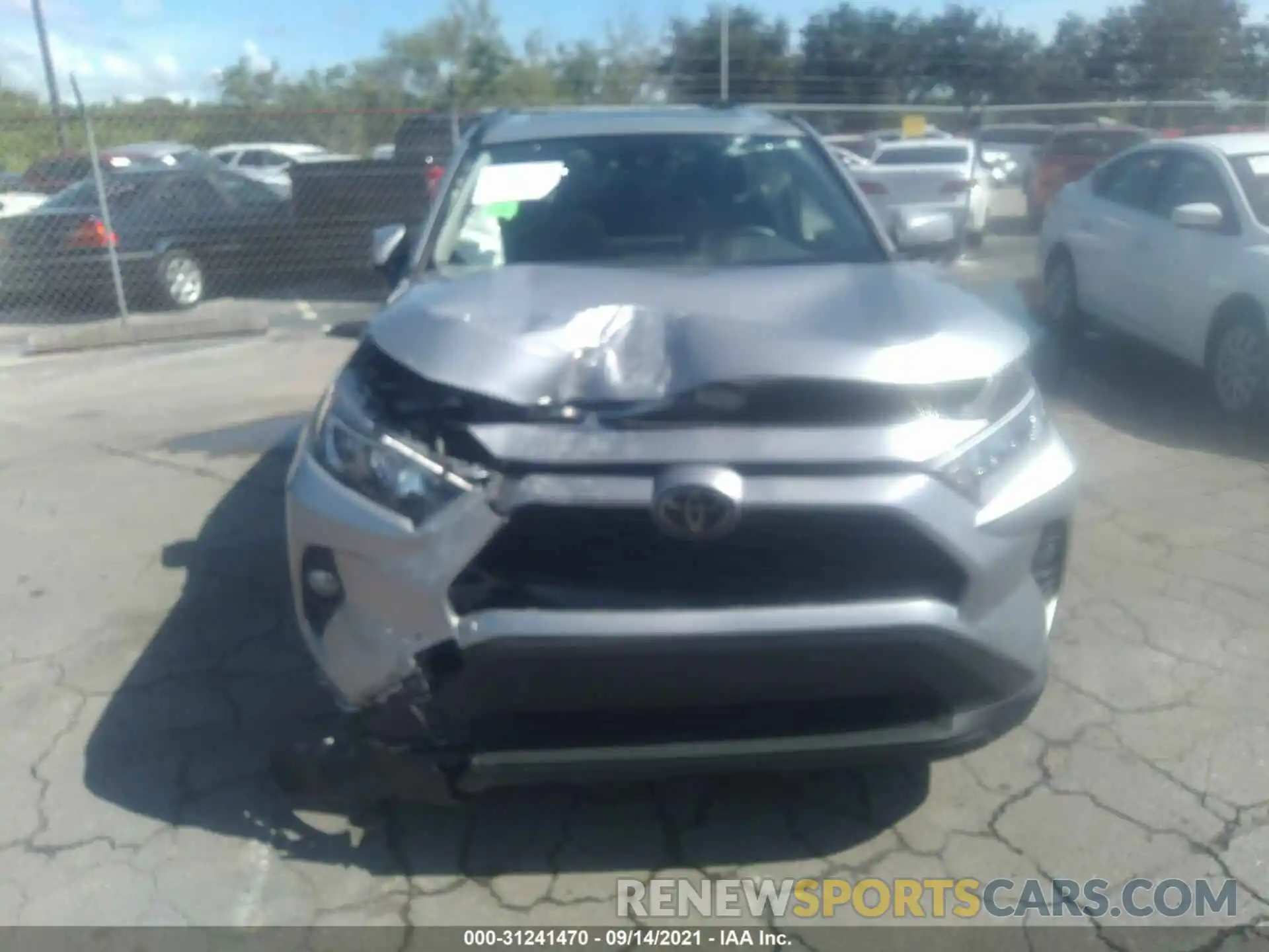 6 Фотография поврежденного автомобиля JTMW1RFV7KJ005613 TOYOTA RAV4 2019