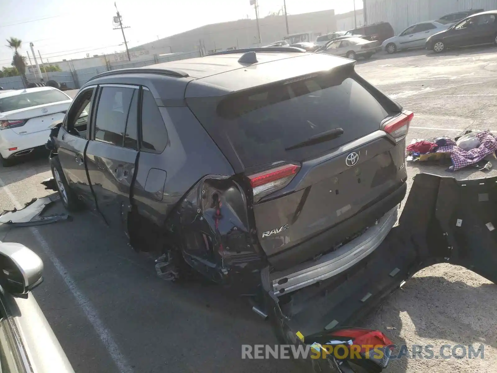 3 Photograph of a damaged car JTMW1RFV7KJ012030 TOYOTA RAV4 2019