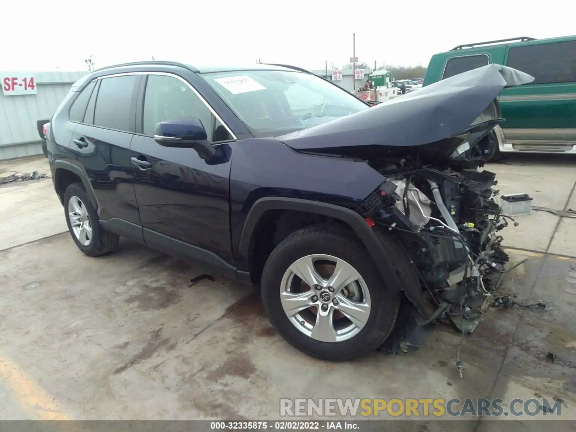 1 Photograph of a damaged car JTMW1RFV8KD003433 TOYOTA RAV4 2019