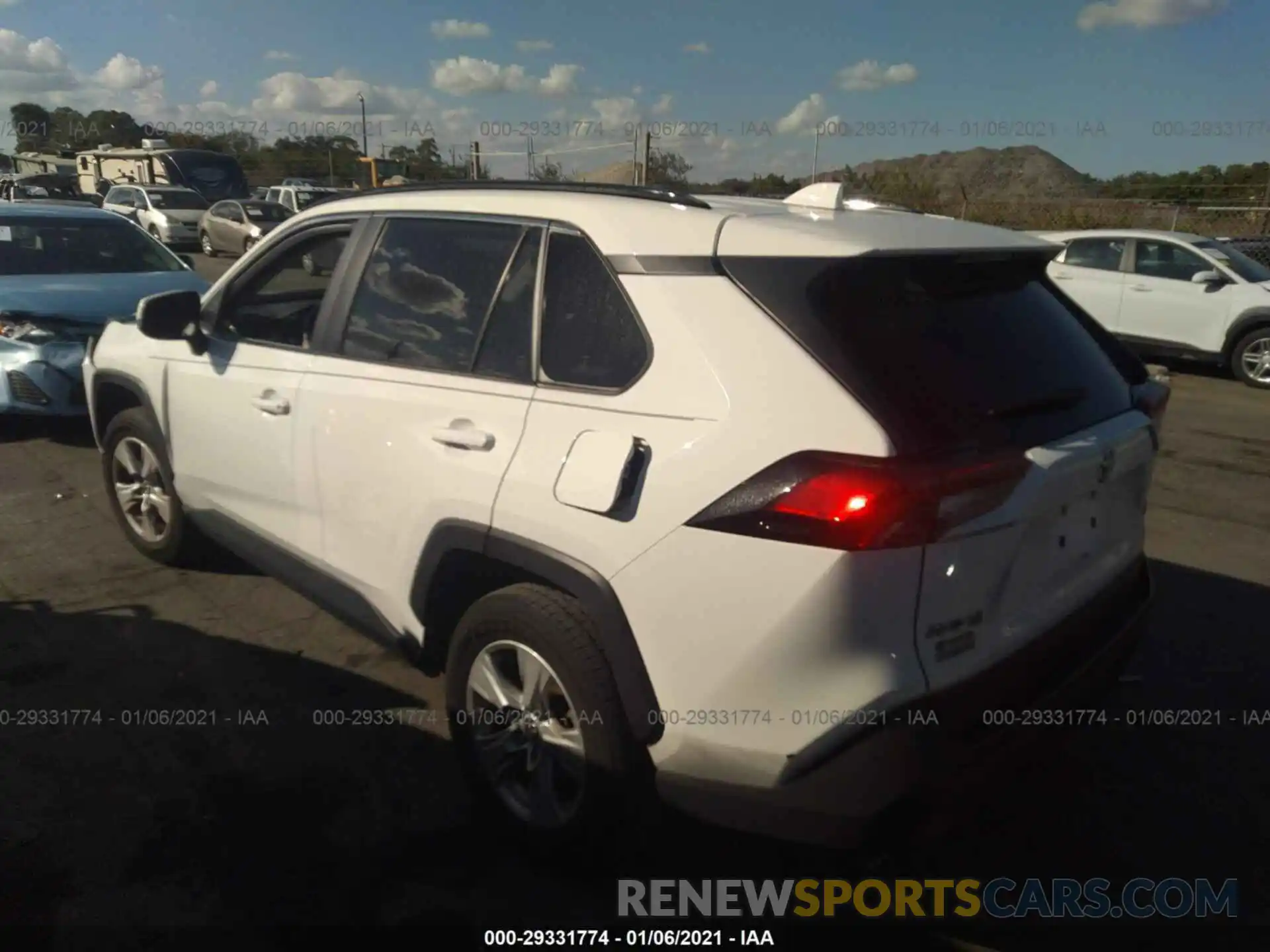 3 Photograph of a damaged car JTMW1RFV8KD009264 TOYOTA RAV4 2019