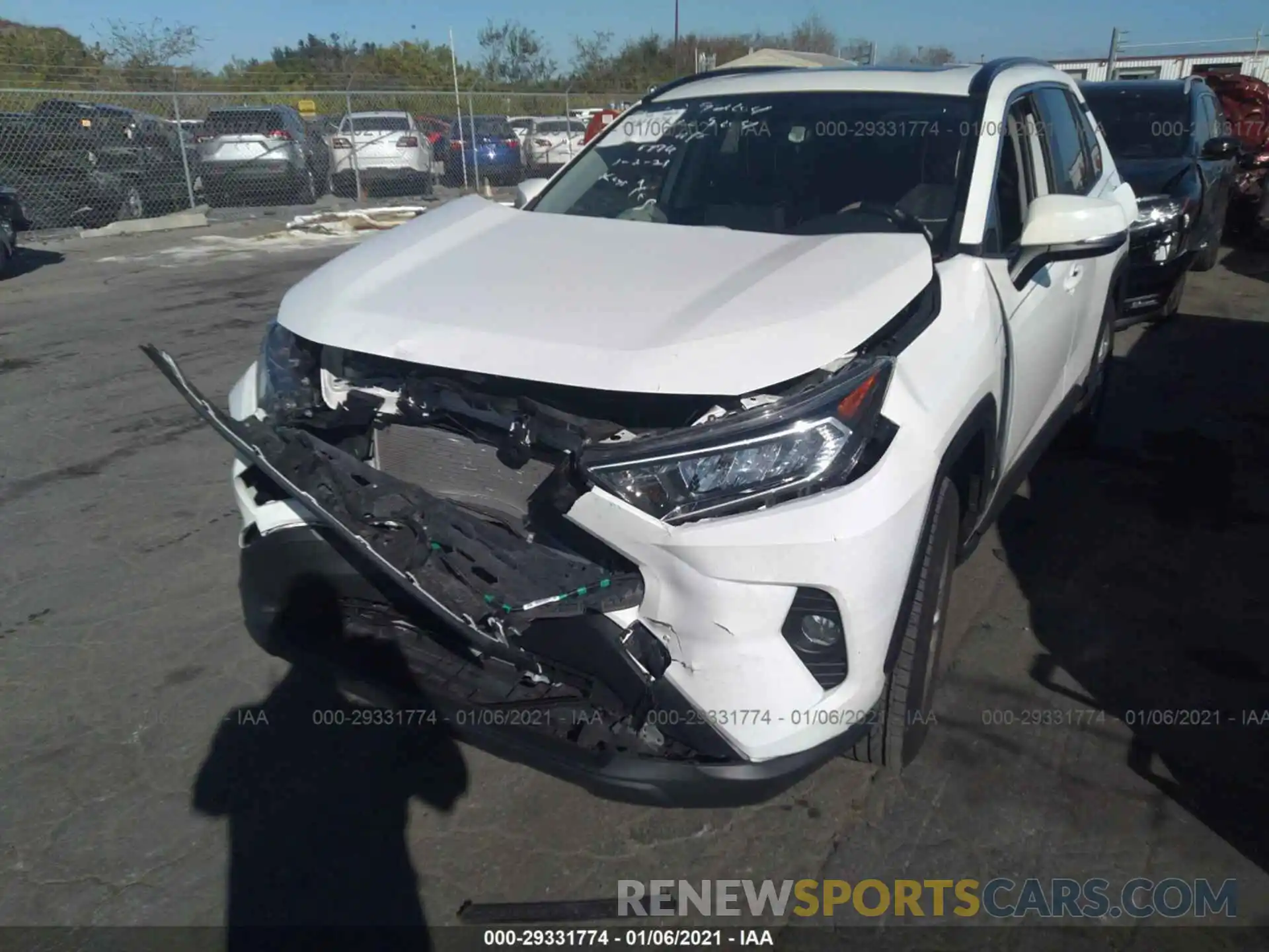 6 Фотография поврежденного автомобиля JTMW1RFV8KD009264 TOYOTA RAV4 2019