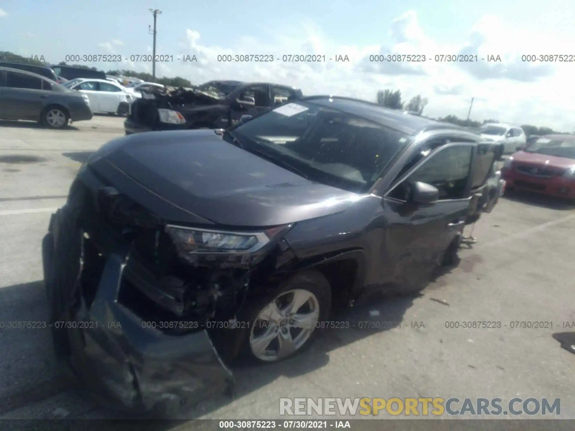 2 Фотография поврежденного автомобиля JTMW1RFV8KD011452 TOYOTA RAV4 2019