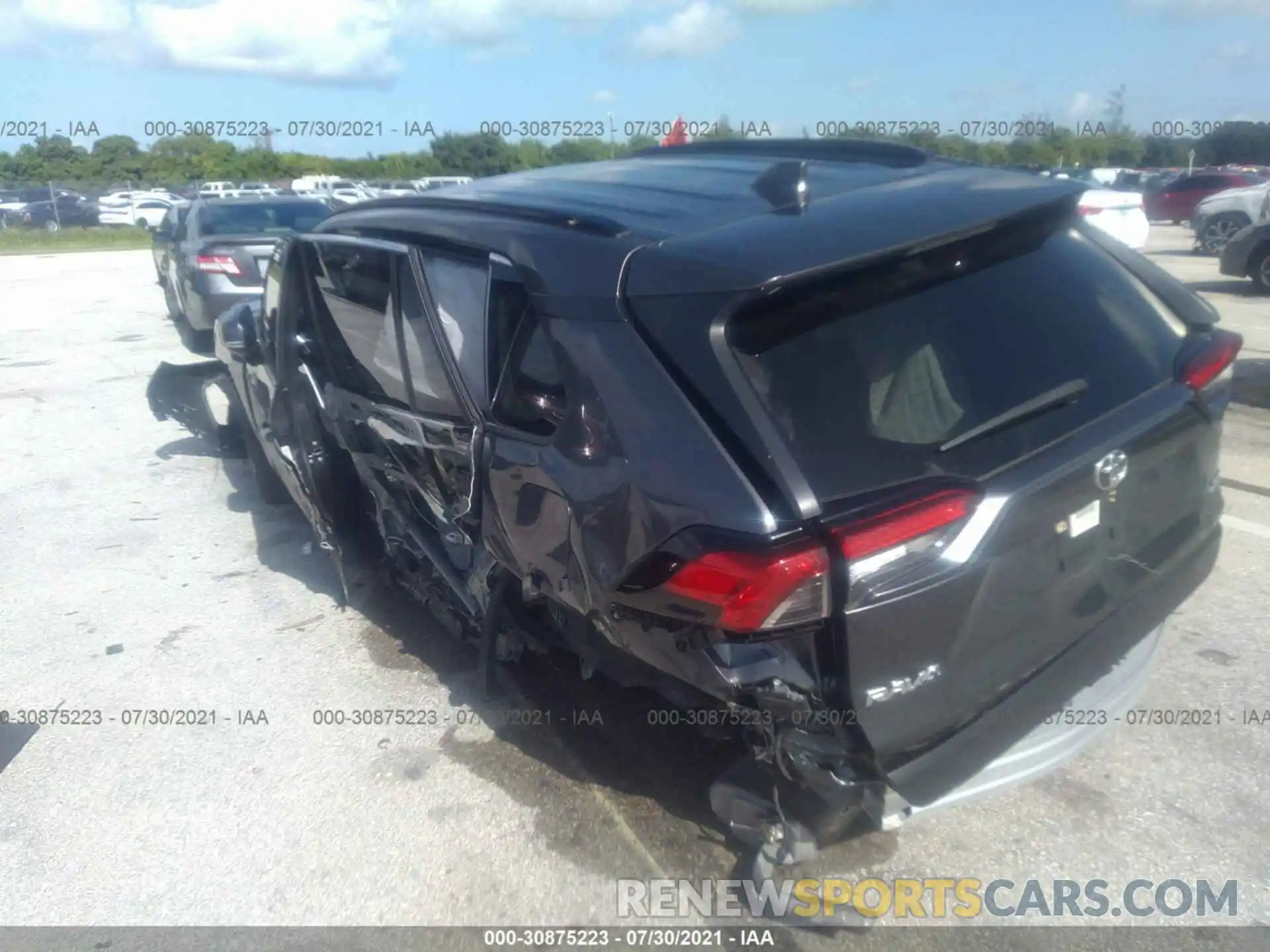 3 Photograph of a damaged car JTMW1RFV8KD011452 TOYOTA RAV4 2019