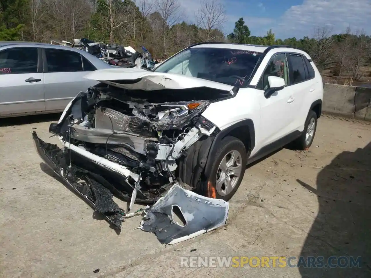 2 Photograph of a damaged car JTMW1RFV8KD012004 TOYOTA RAV4 2019