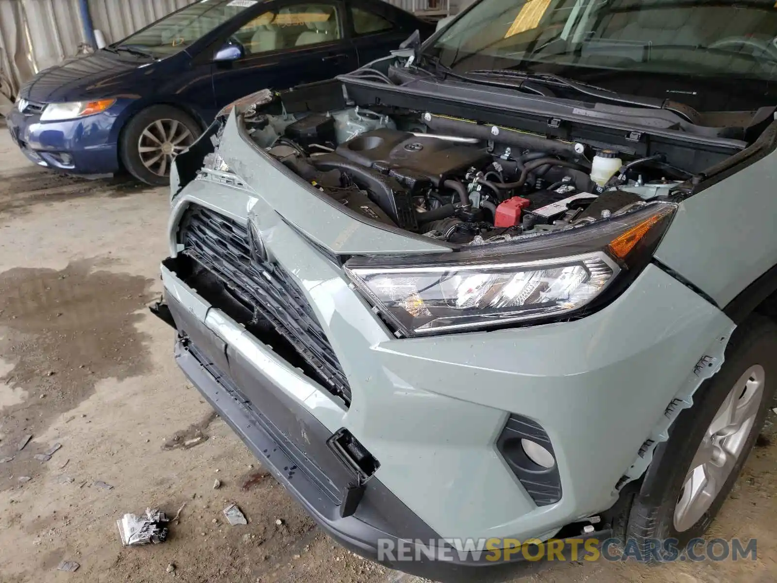 10 Photograph of a damaged car JTMW1RFV8KD012052 TOYOTA RAV4 2019