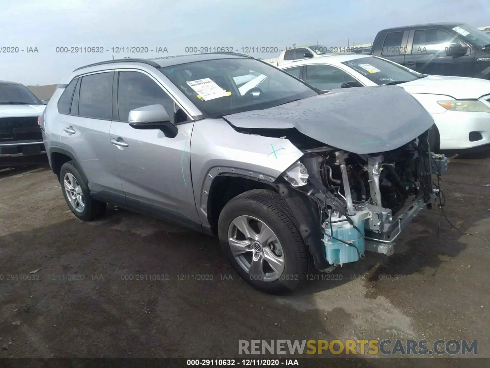 1 Photograph of a damaged car JTMW1RFV8KD012293 TOYOTA RAV4 2019