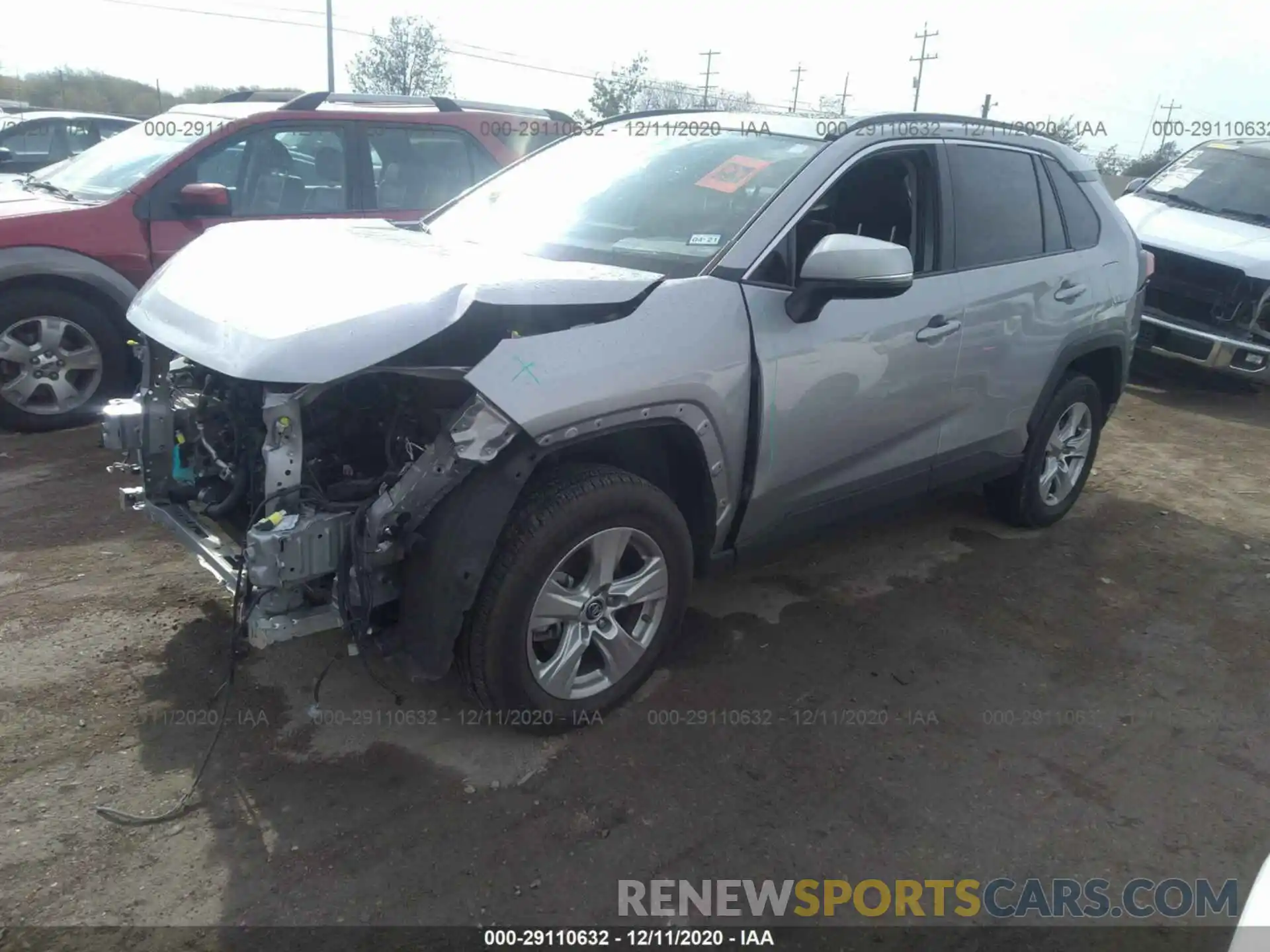 2 Photograph of a damaged car JTMW1RFV8KD012293 TOYOTA RAV4 2019