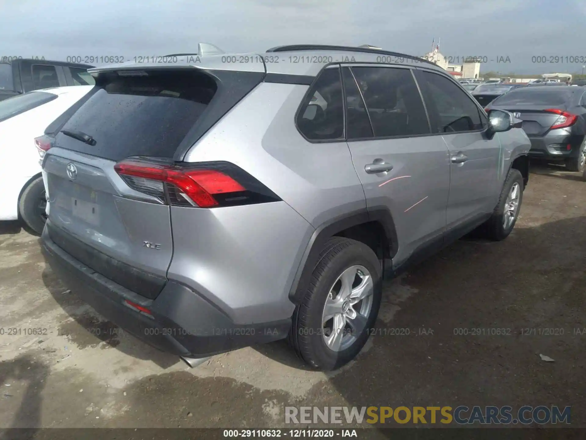 4 Фотография поврежденного автомобиля JTMW1RFV8KD012293 TOYOTA RAV4 2019