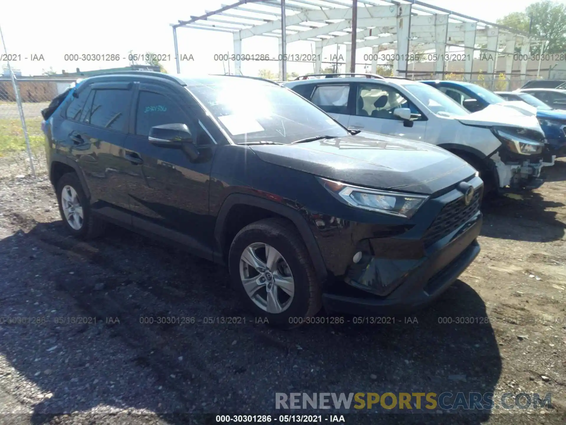 1 Photograph of a damaged car JTMW1RFV8KD012438 TOYOTA RAV4 2019