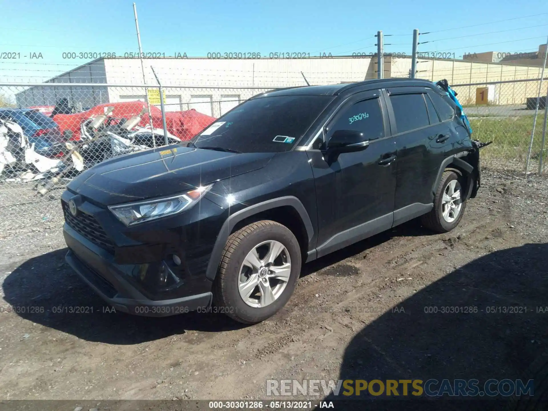 2 Фотография поврежденного автомобиля JTMW1RFV8KD012438 TOYOTA RAV4 2019