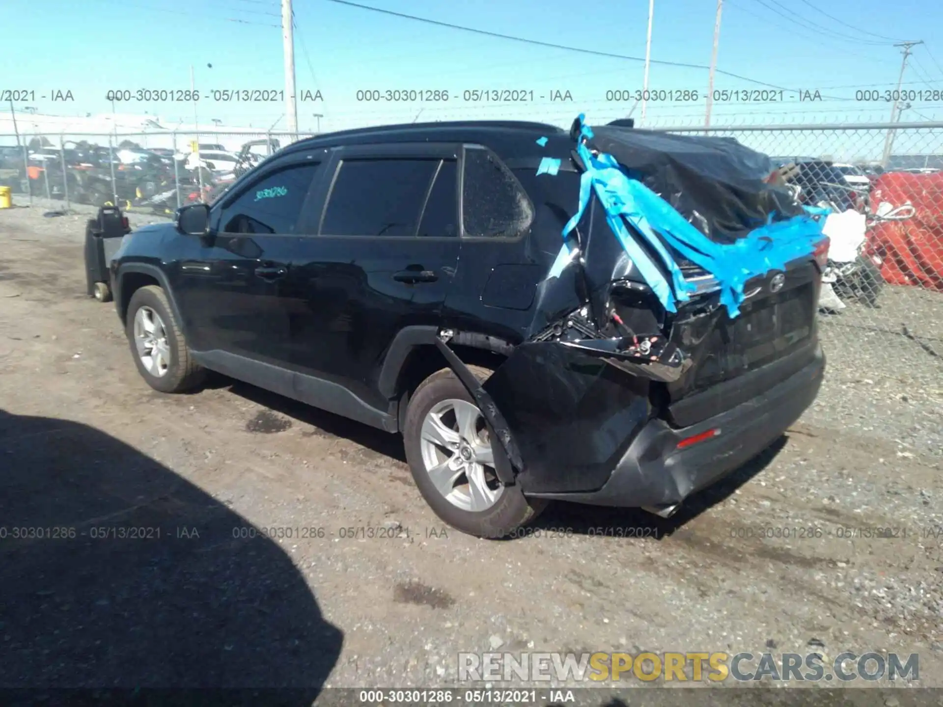 3 Photograph of a damaged car JTMW1RFV8KD012438 TOYOTA RAV4 2019