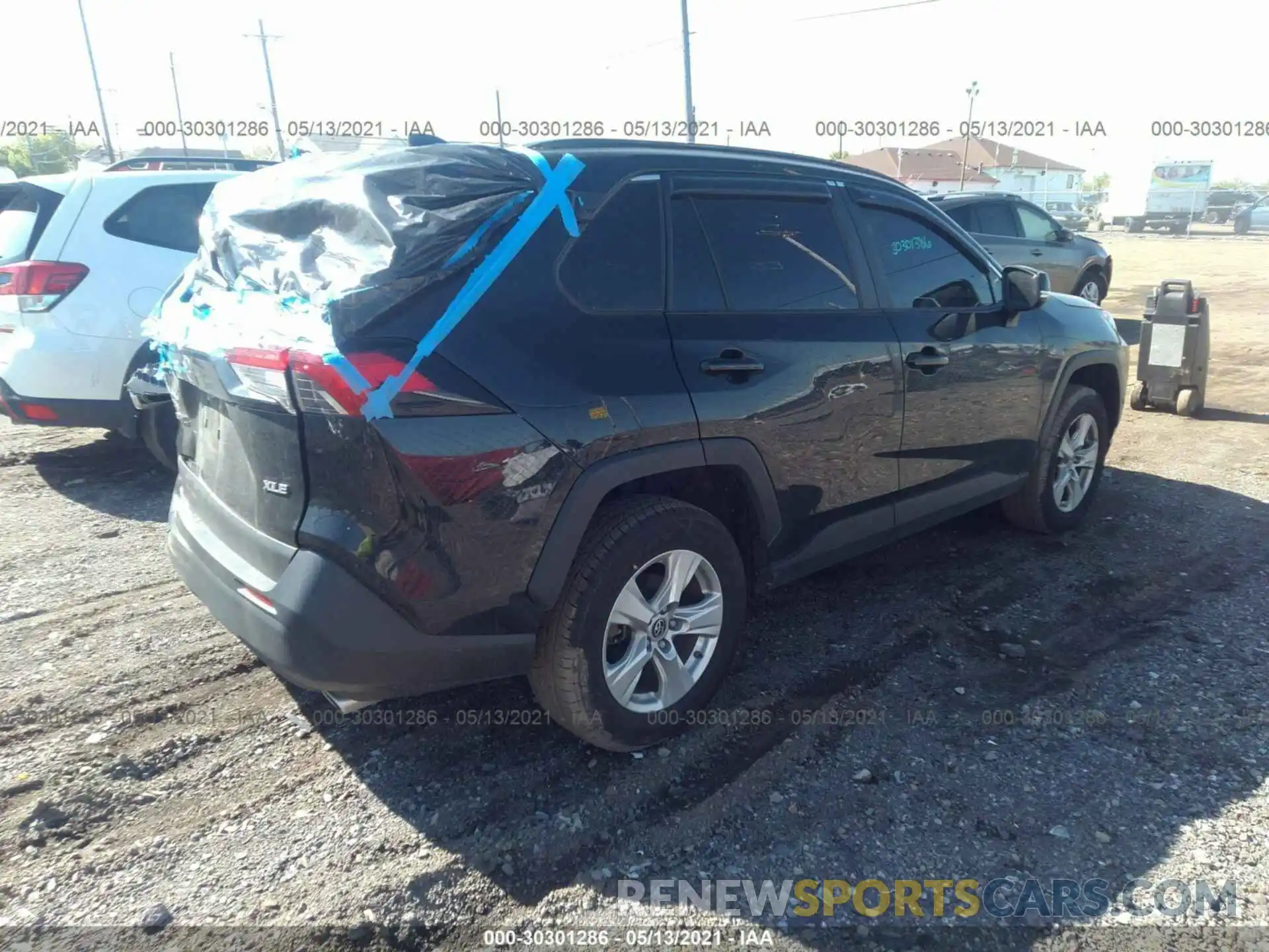 4 Photograph of a damaged car JTMW1RFV8KD012438 TOYOTA RAV4 2019