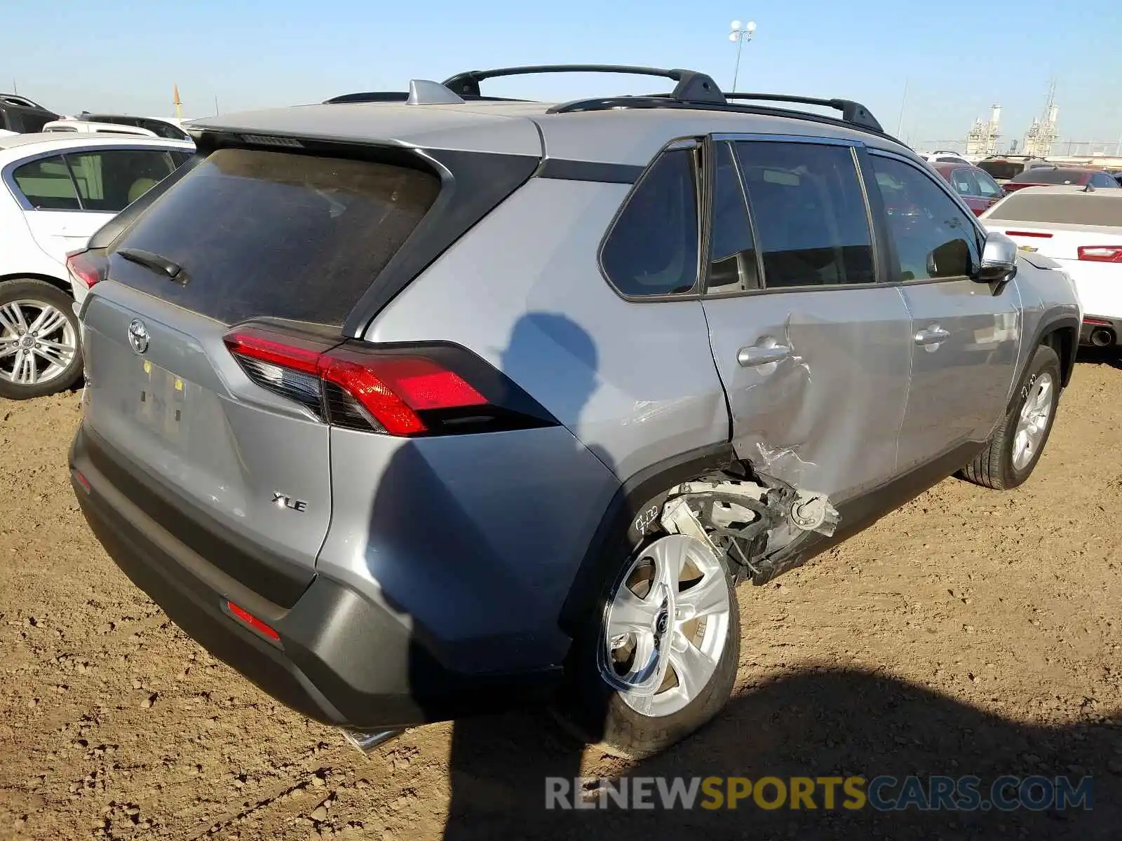 4 Photograph of a damaged car JTMW1RFV8KD013587 TOYOTA RAV4 2019