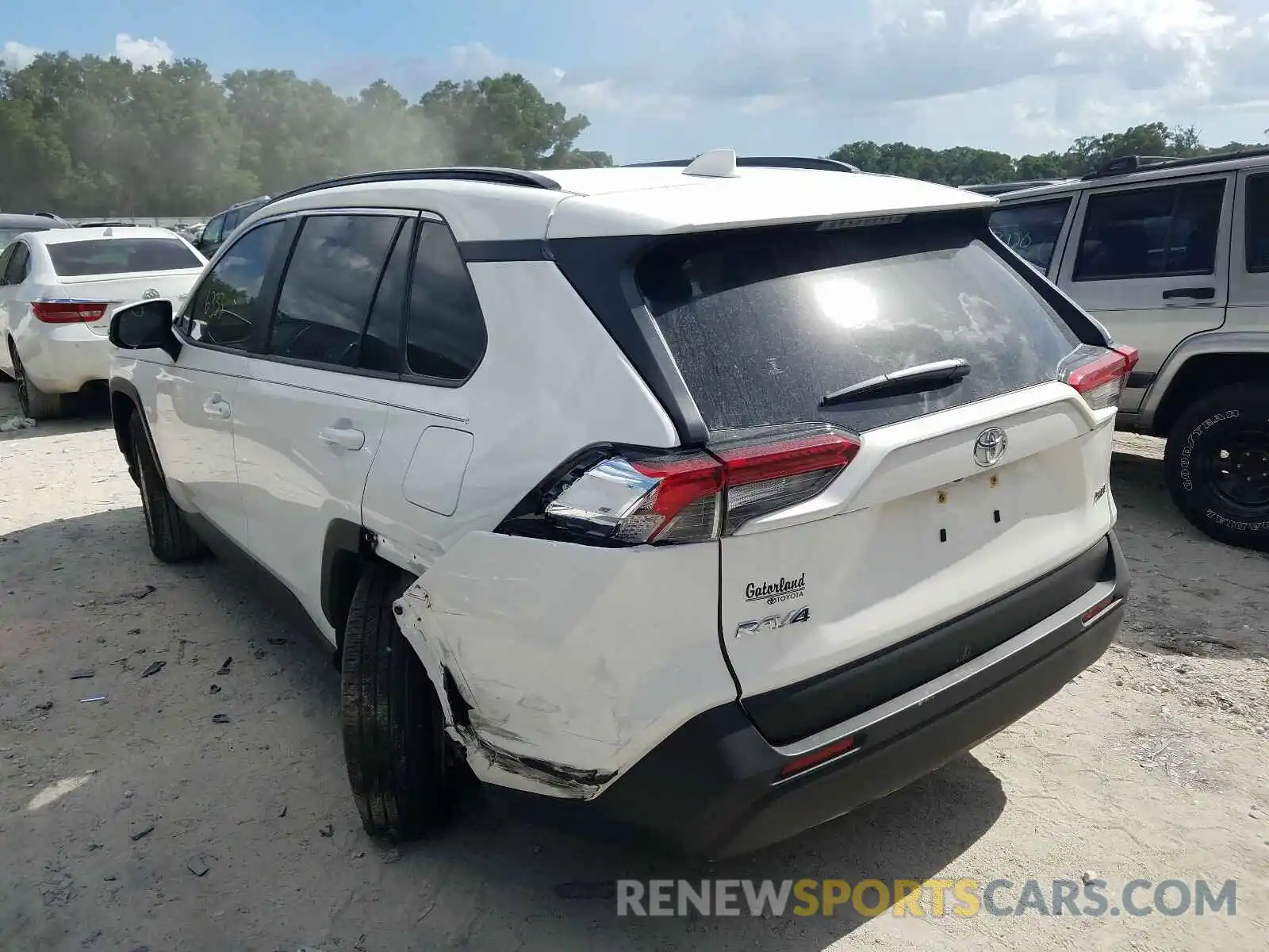 3 Photograph of a damaged car JTMW1RFV8KD014030 TOYOTA RAV4 2019