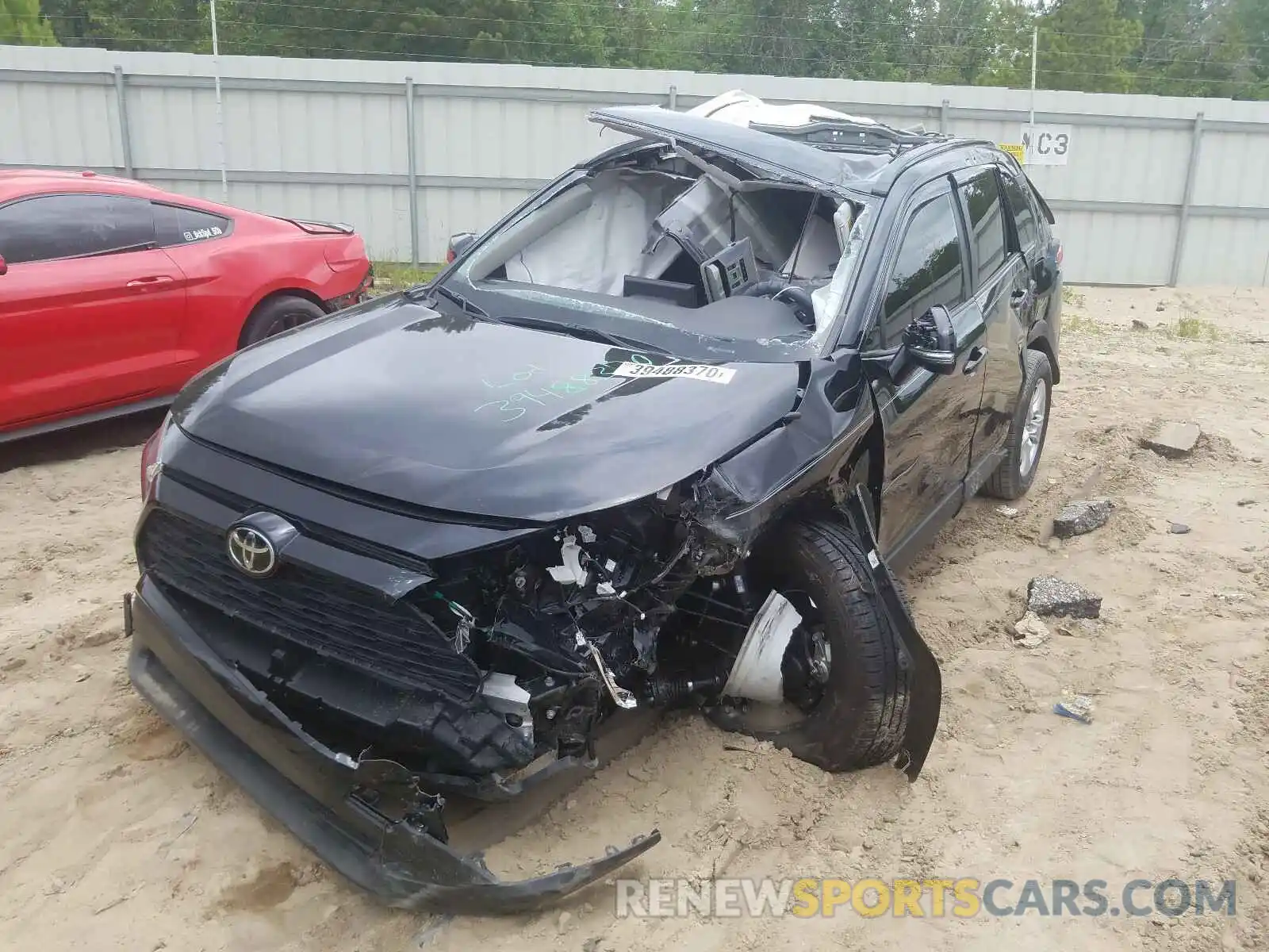 2 Photograph of a damaged car JTMW1RFV8KD014108 TOYOTA RAV4 2019