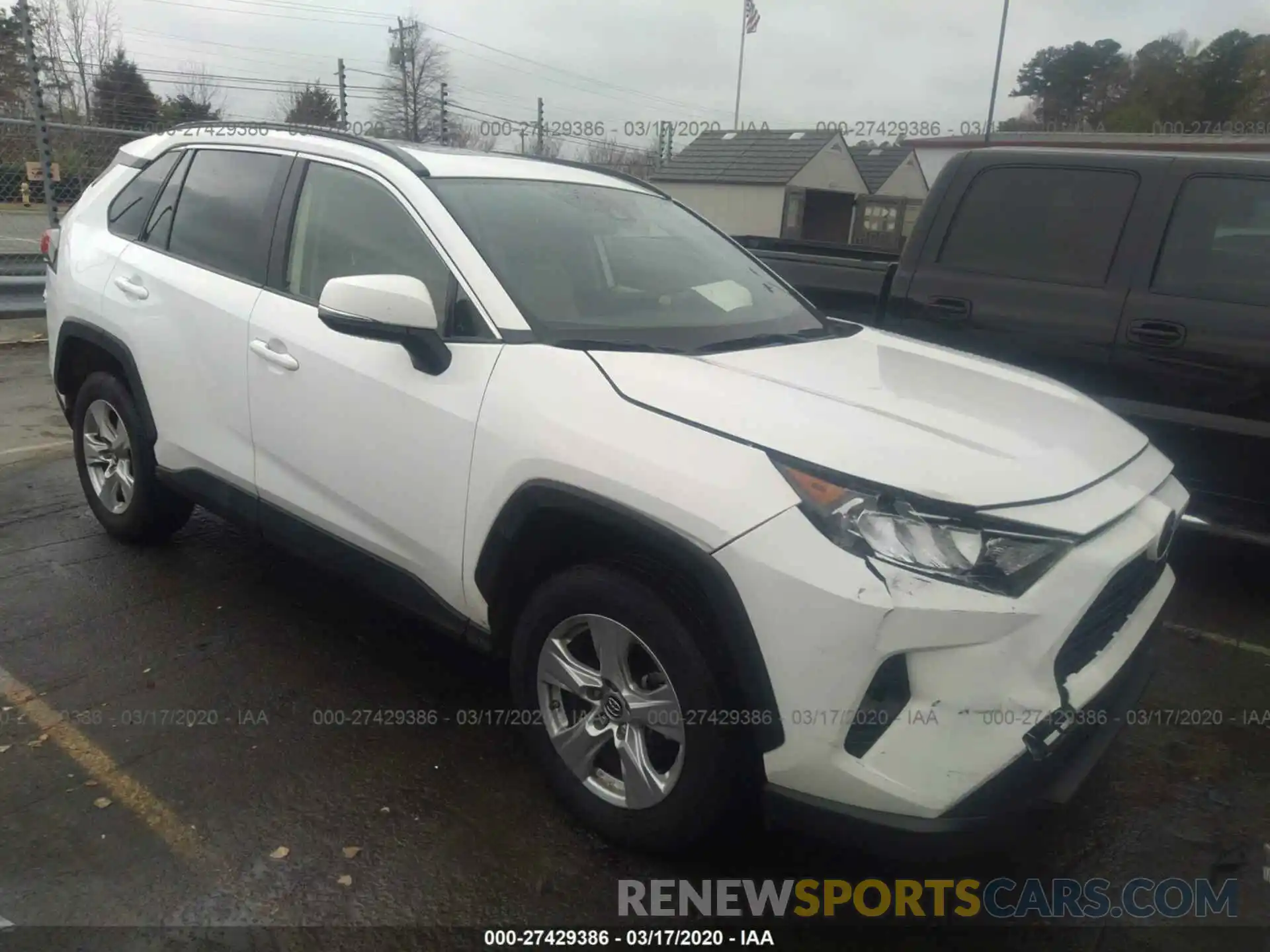 1 Photograph of a damaged car JTMW1RFV8KD014738 TOYOTA RAV4 2019