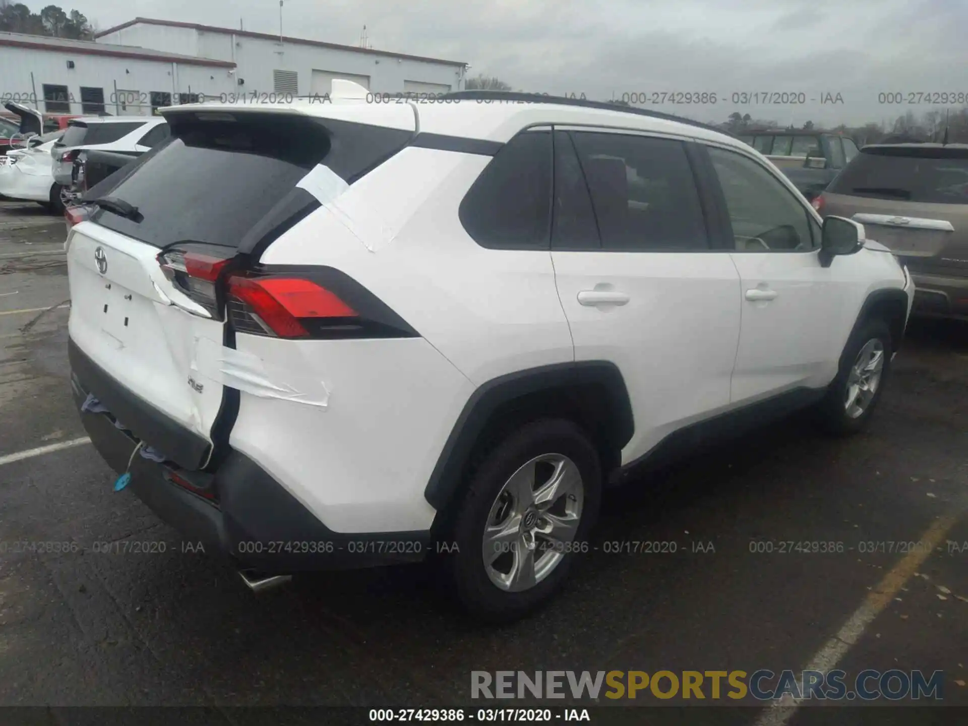 4 Photograph of a damaged car JTMW1RFV8KD014738 TOYOTA RAV4 2019