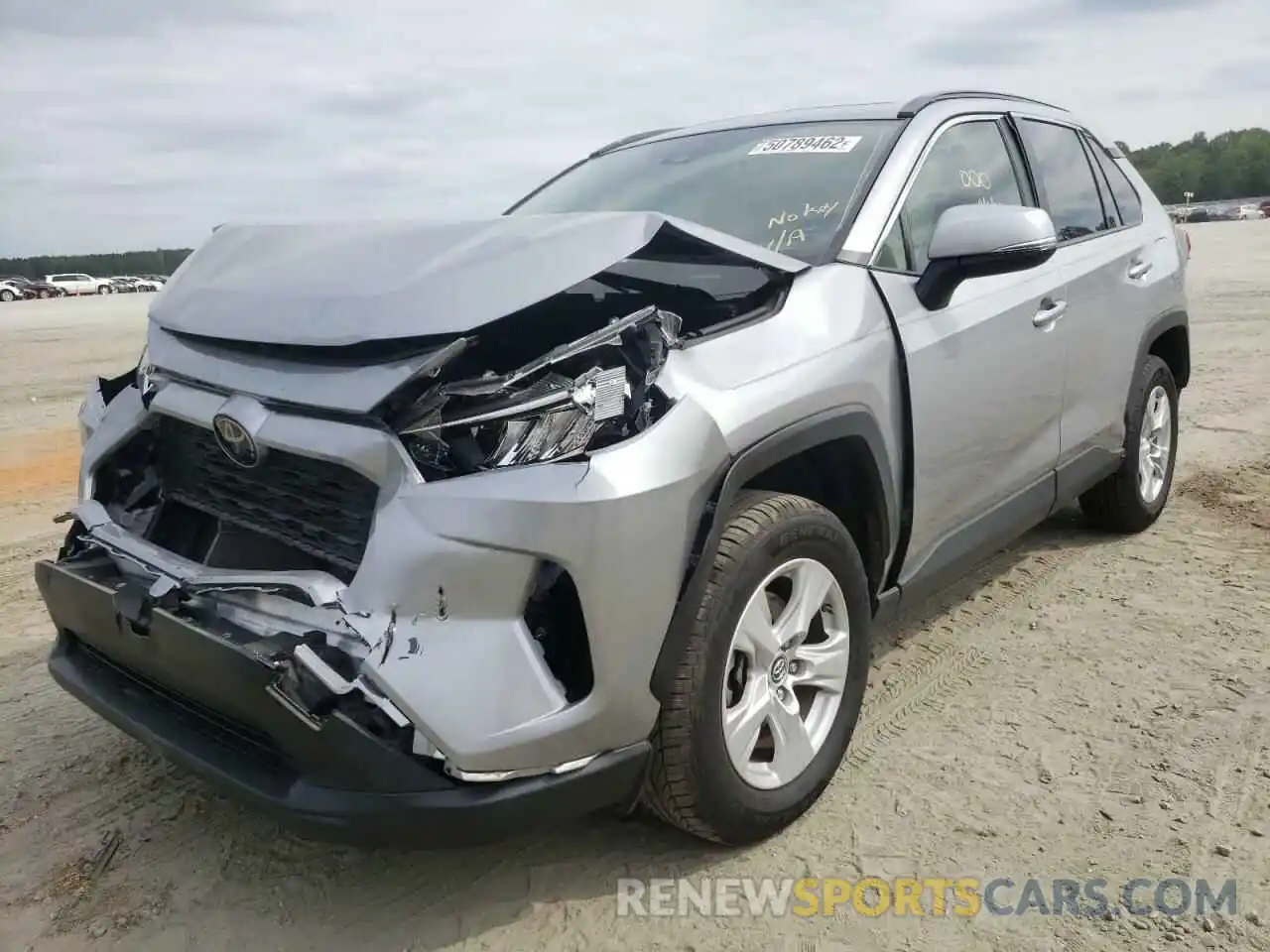 2 Фотография поврежденного автомобиля JTMW1RFV8KD015873 TOYOTA RAV4 2019