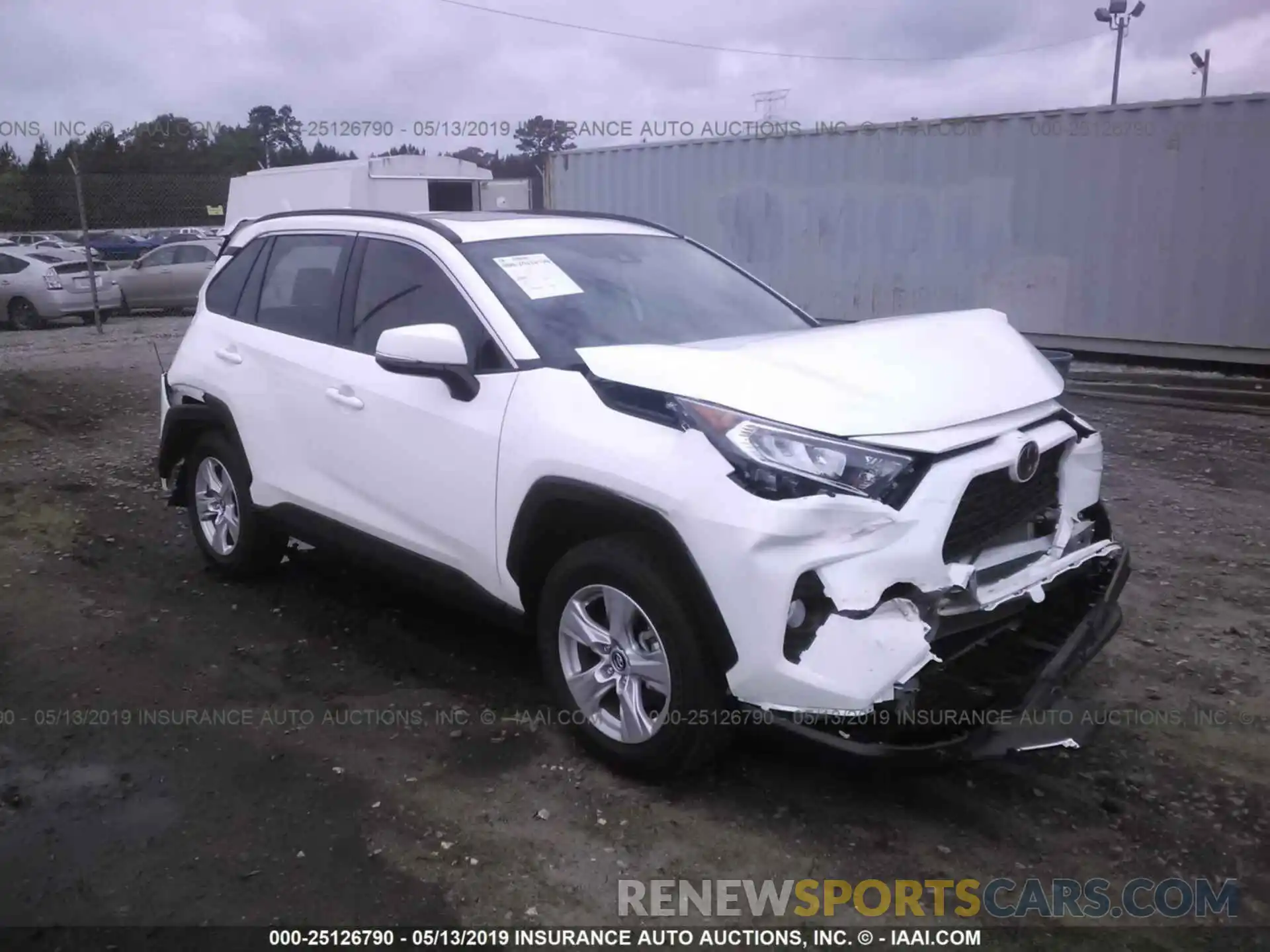 1 Photograph of a damaged car JTMW1RFV8KD018126 TOYOTA RAV4 2019