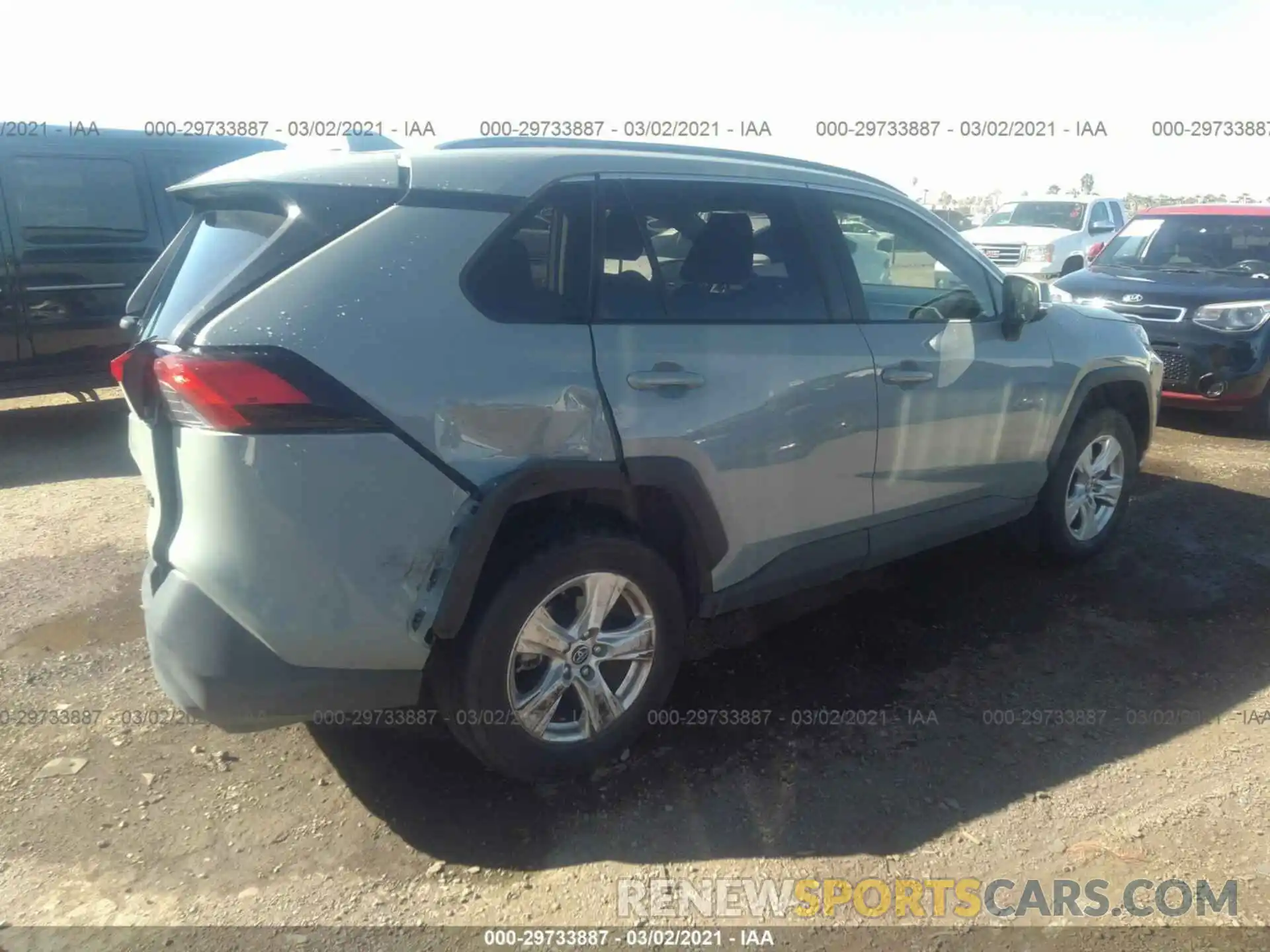 4 Фотография поврежденного автомобиля JTMW1RFV8KD019535 TOYOTA RAV4 2019