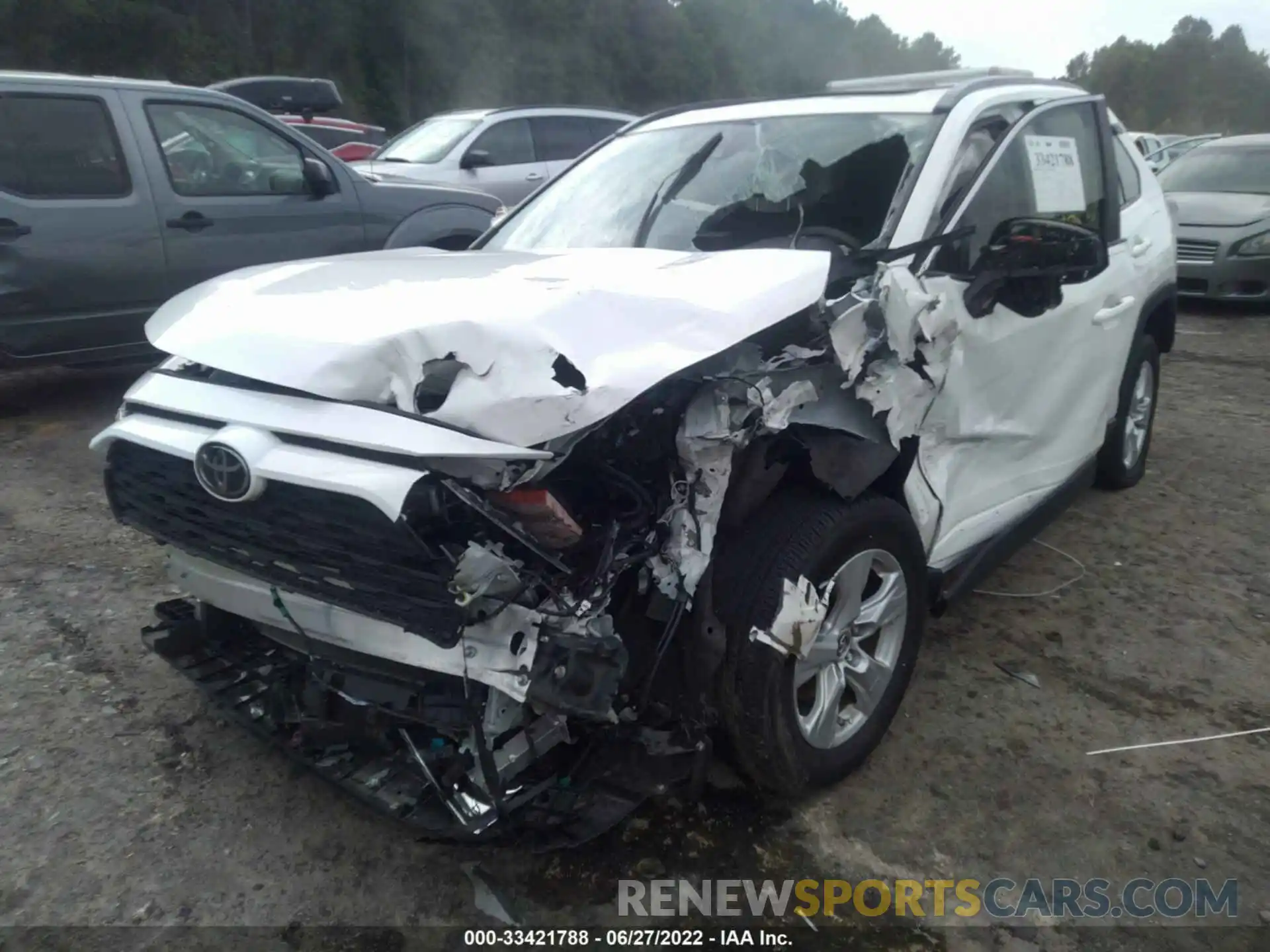 6 Photograph of a damaged car JTMW1RFV8KD019907 TOYOTA RAV4 2019