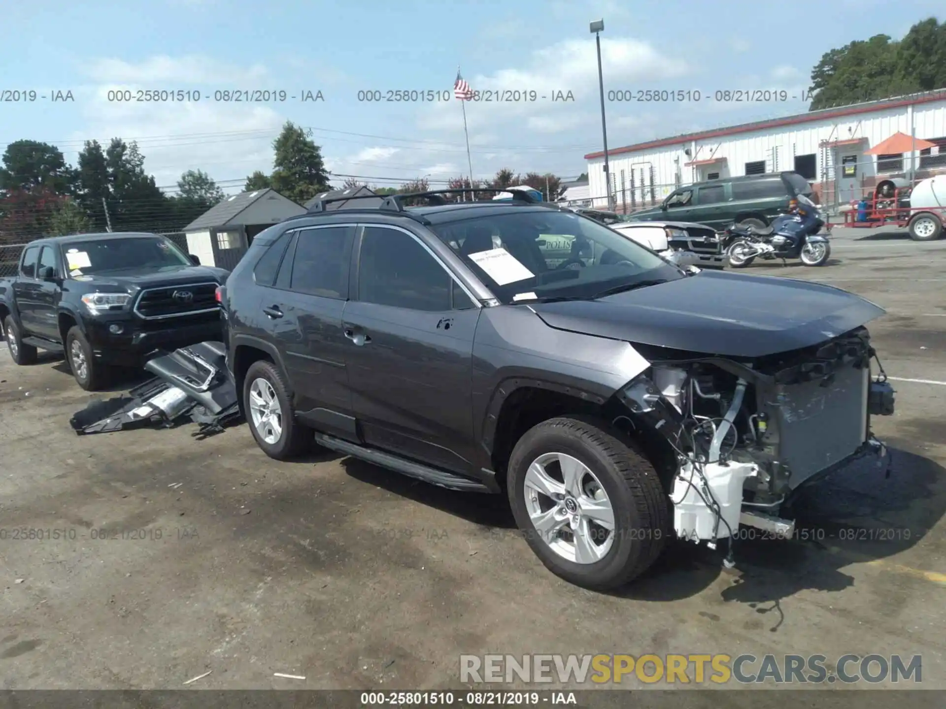 1 Photograph of a damaged car JTMW1RFV8KD021138 TOYOTA RAV4 2019