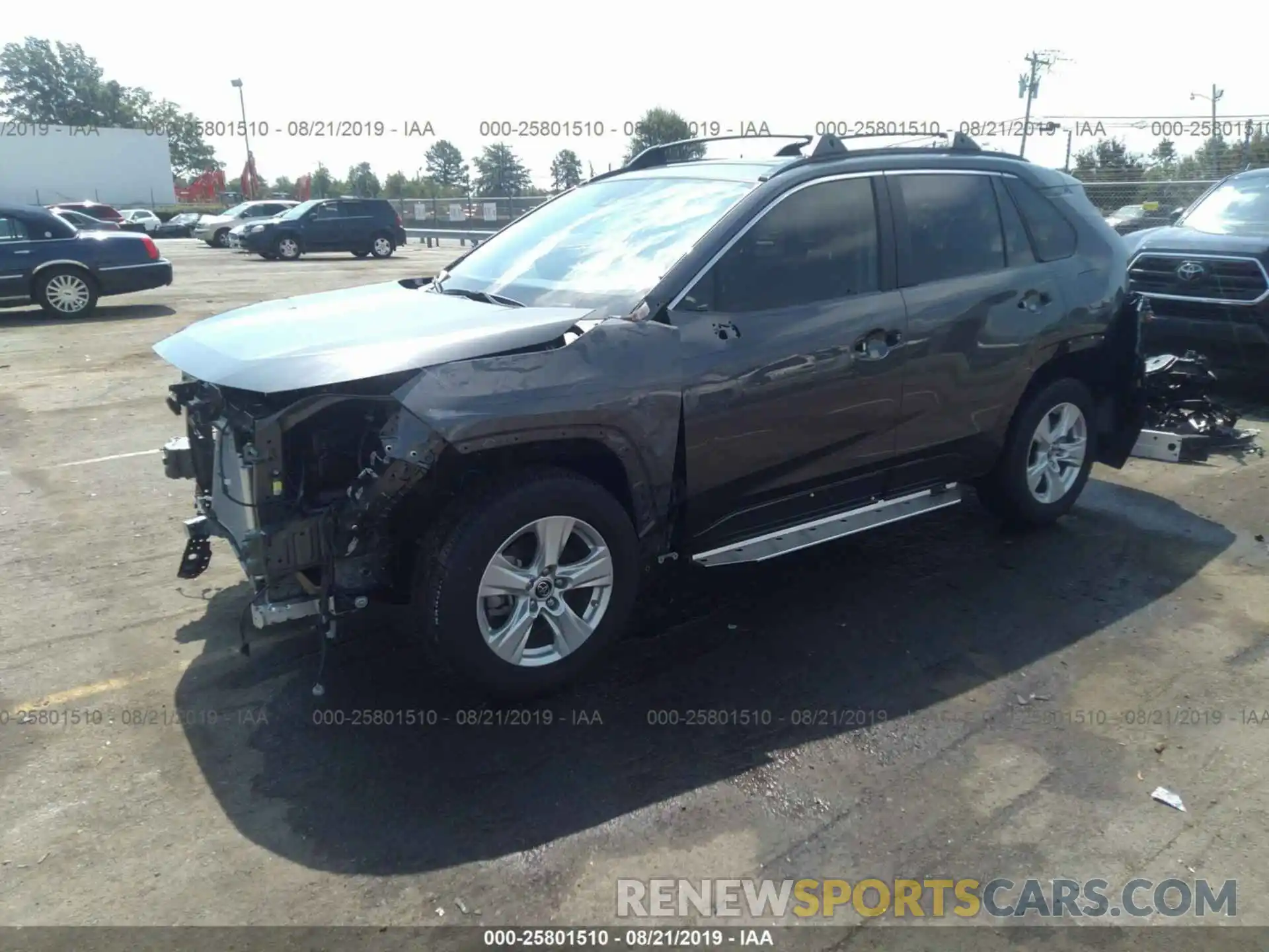 2 Фотография поврежденного автомобиля JTMW1RFV8KD021138 TOYOTA RAV4 2019