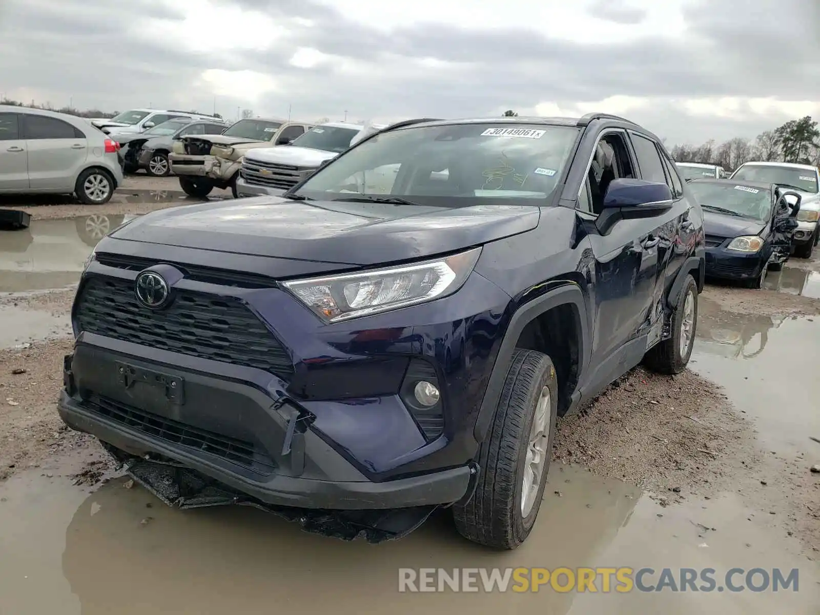 2 Фотография поврежденного автомобиля JTMW1RFV8KD024847 TOYOTA RAV4 2019