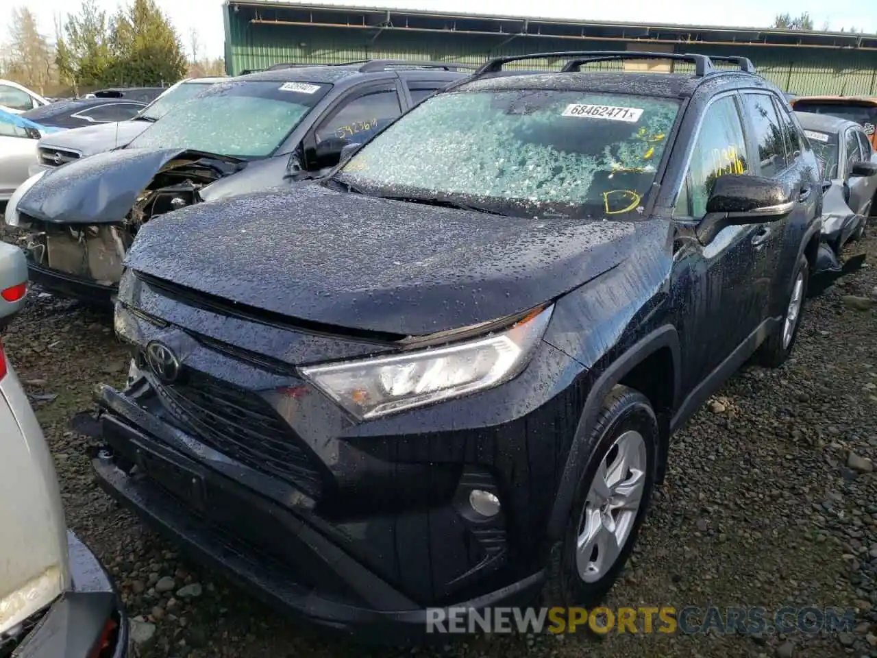 2 Фотография поврежденного автомобиля JTMW1RFV8KD028154 TOYOTA RAV4 2019