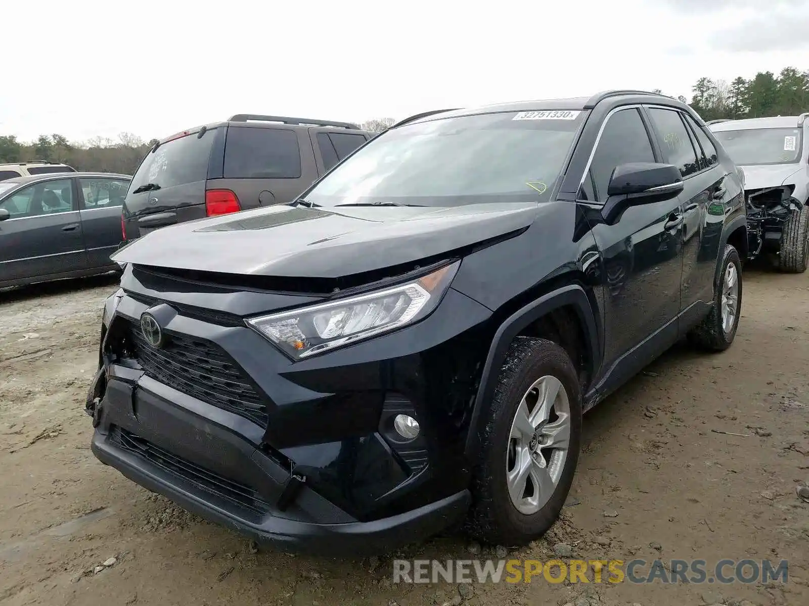 2 Photograph of a damaged car JTMW1RFV8KD028865 TOYOTA RAV4 2019