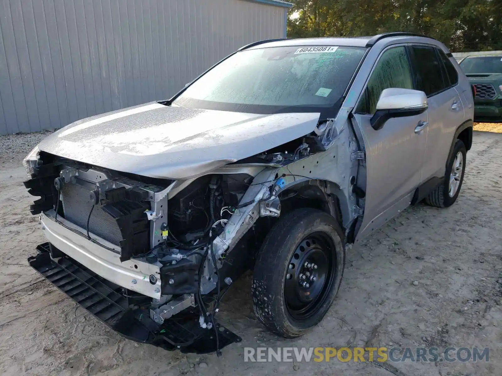 2 Photograph of a damaged car JTMW1RFV8KD028963 TOYOTA RAV4 2019