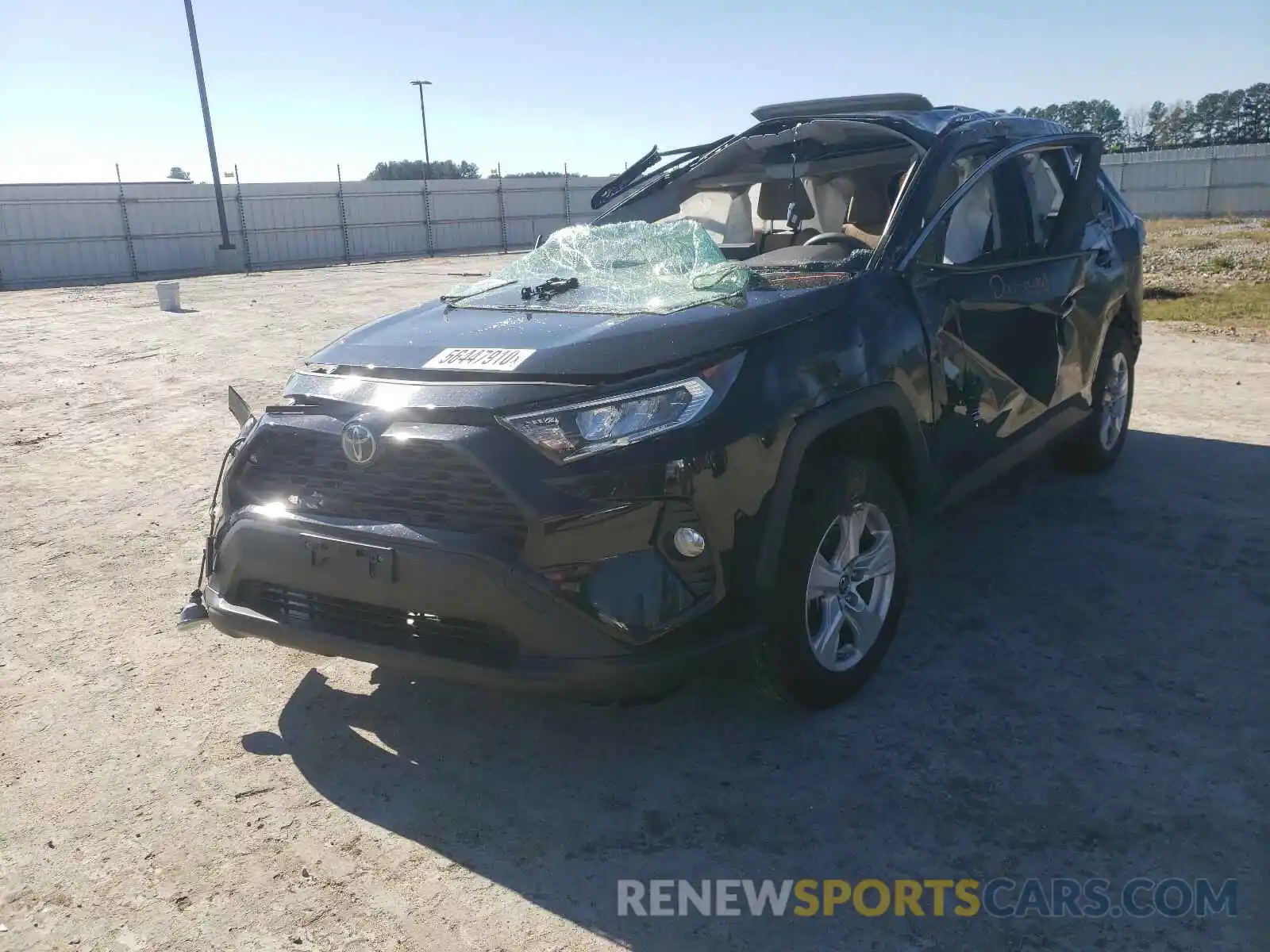 2 Photograph of a damaged car JTMW1RFV8KD030437 TOYOTA RAV4 2019