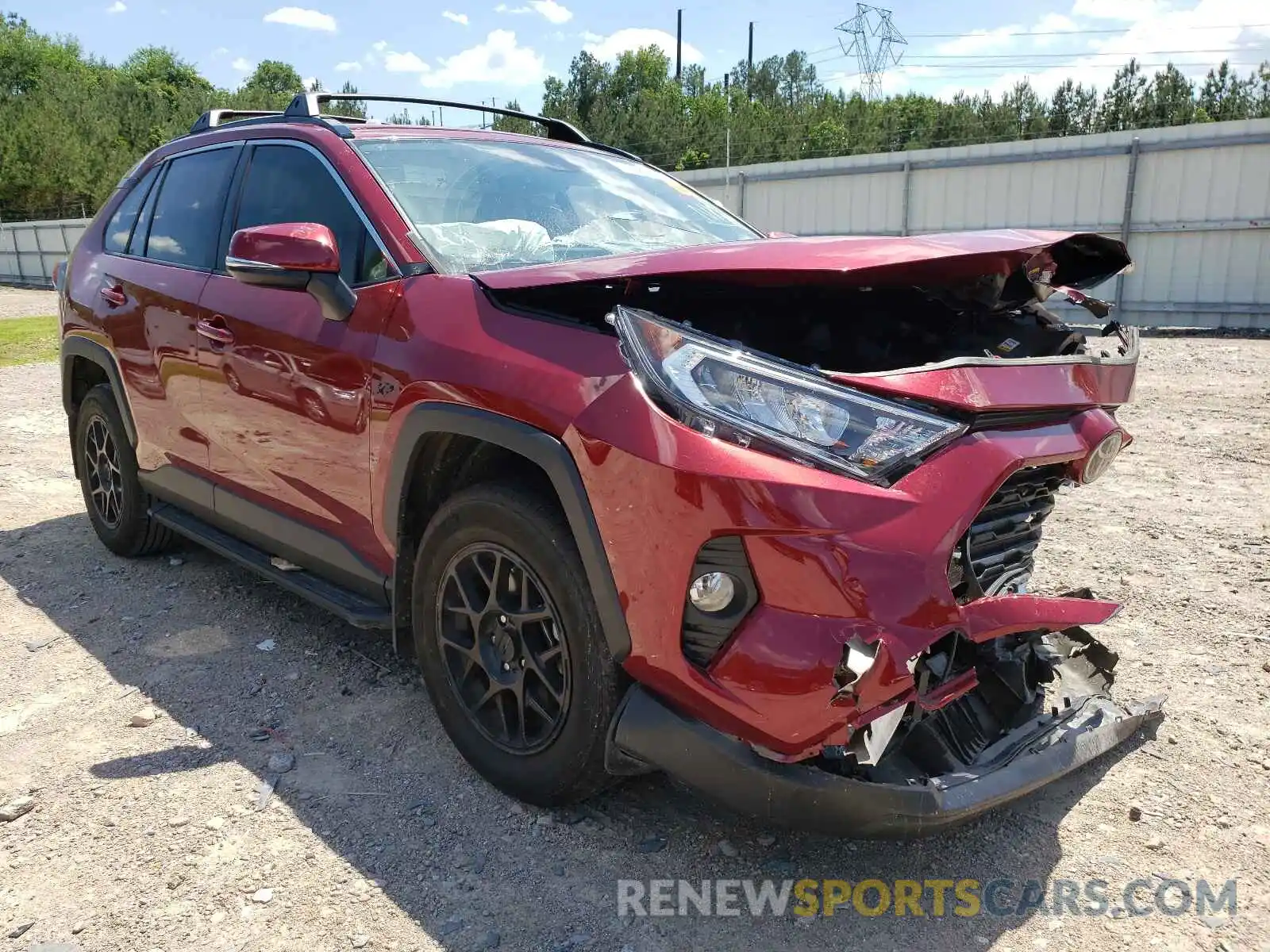 1 Фотография поврежденного автомобиля JTMW1RFV8KD037582 TOYOTA RAV4 2019