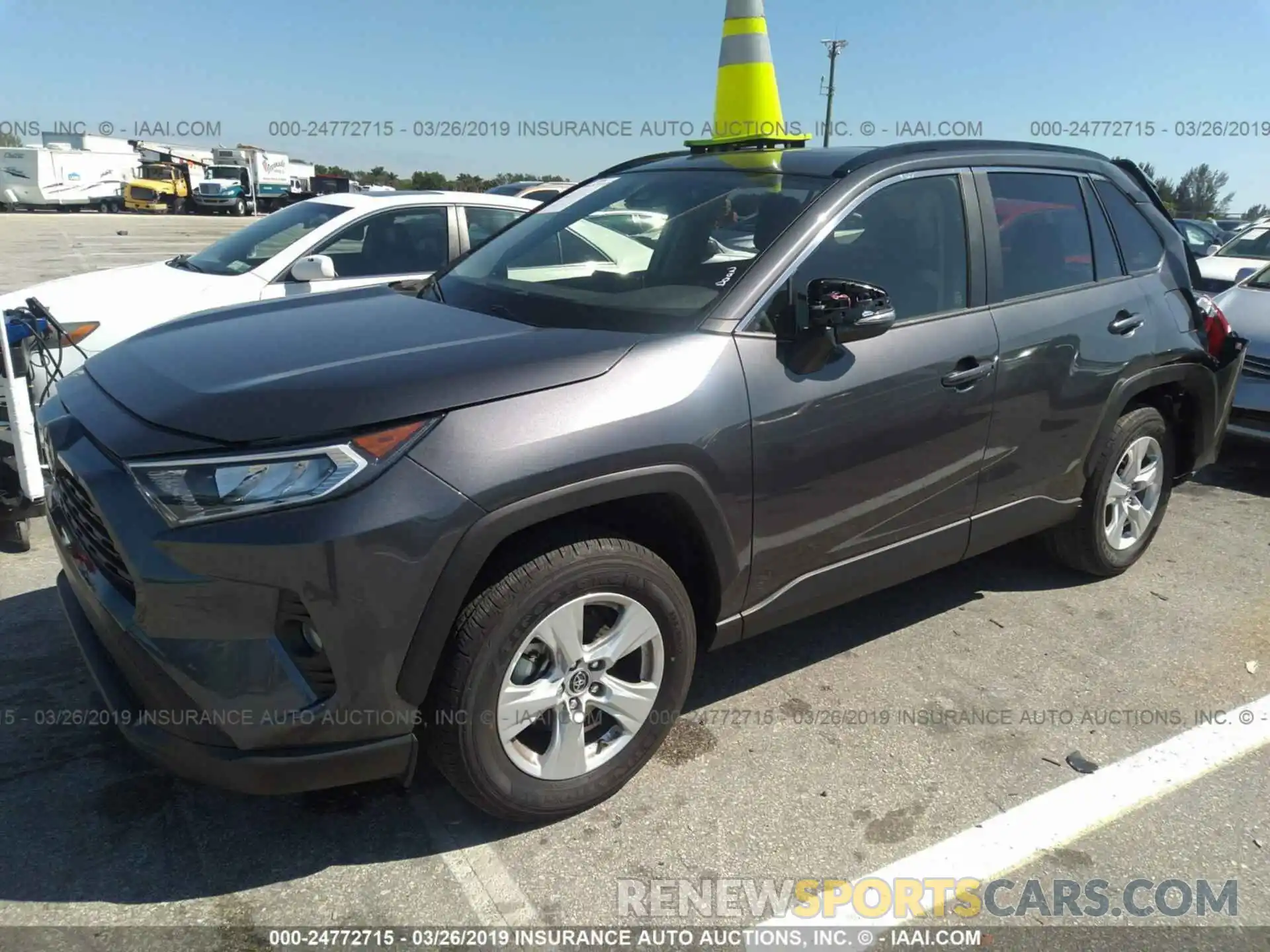 2 Photograph of a damaged car JTMW1RFV8KD501731 TOYOTA RAV4 2019