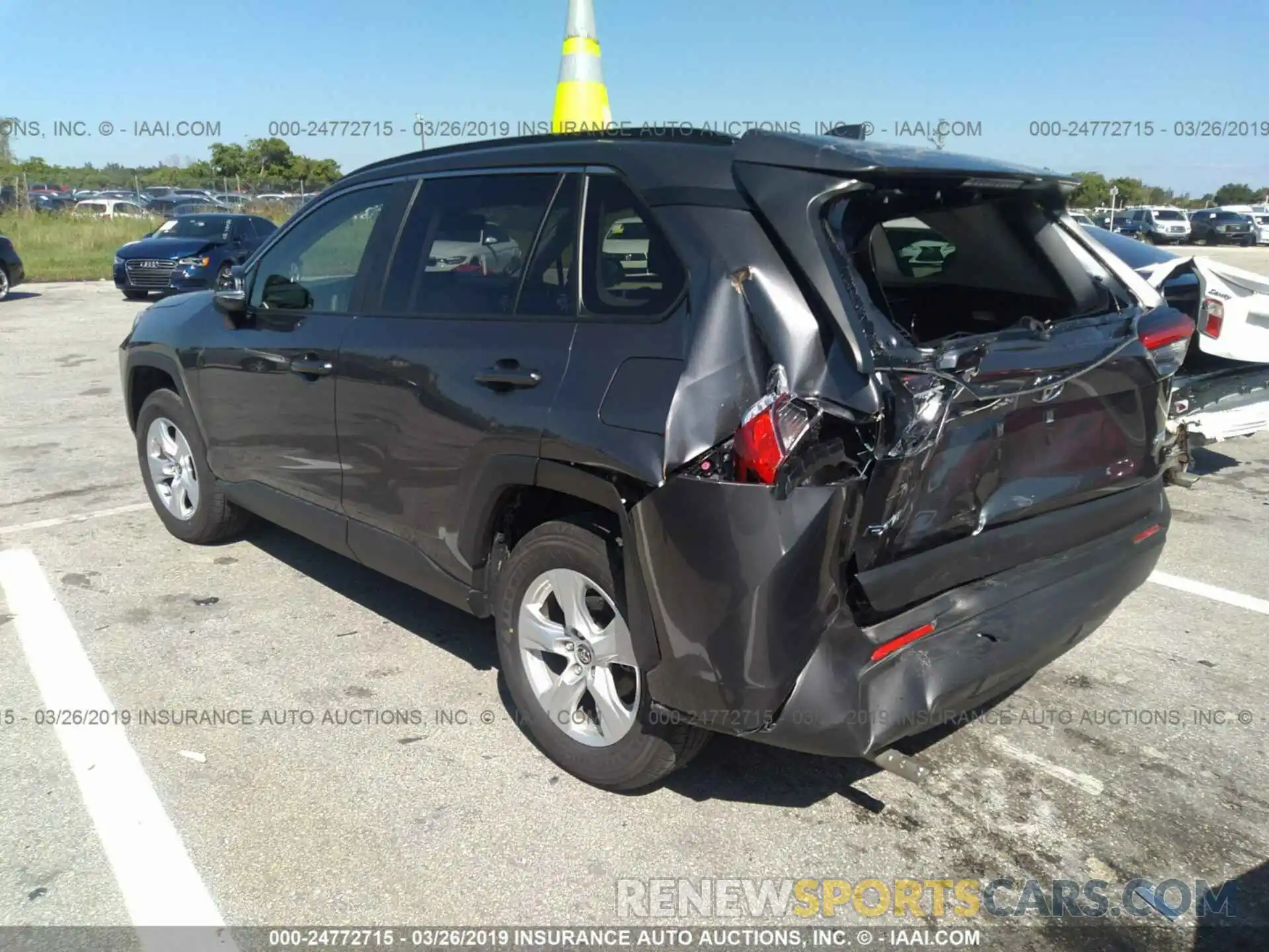 3 Photograph of a damaged car JTMW1RFV8KD501731 TOYOTA RAV4 2019