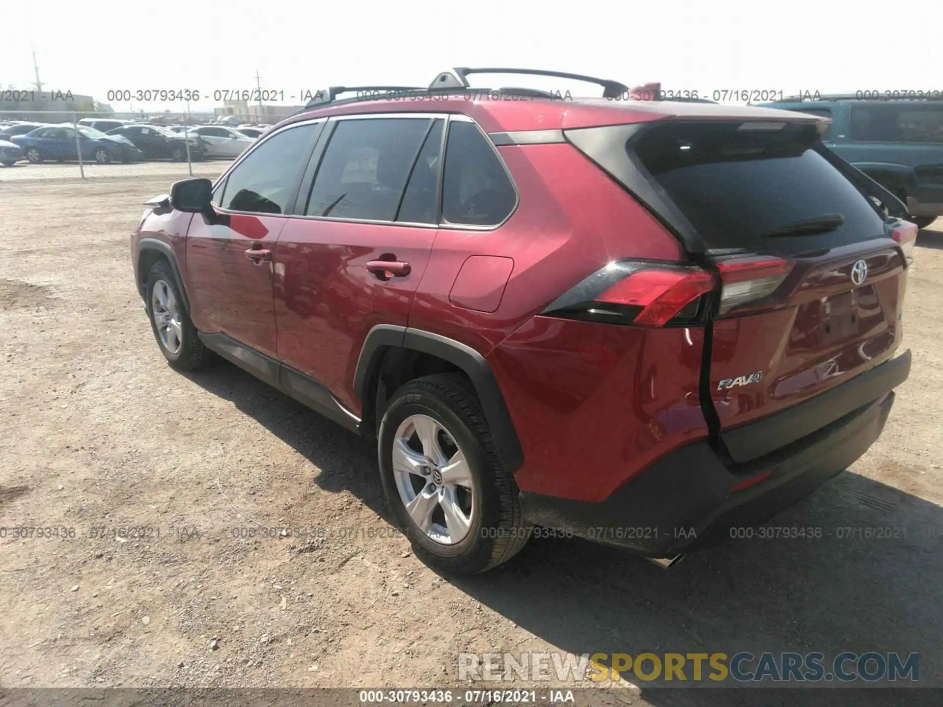 3 Photograph of a damaged car JTMW1RFV8KD503320 TOYOTA RAV4 2019